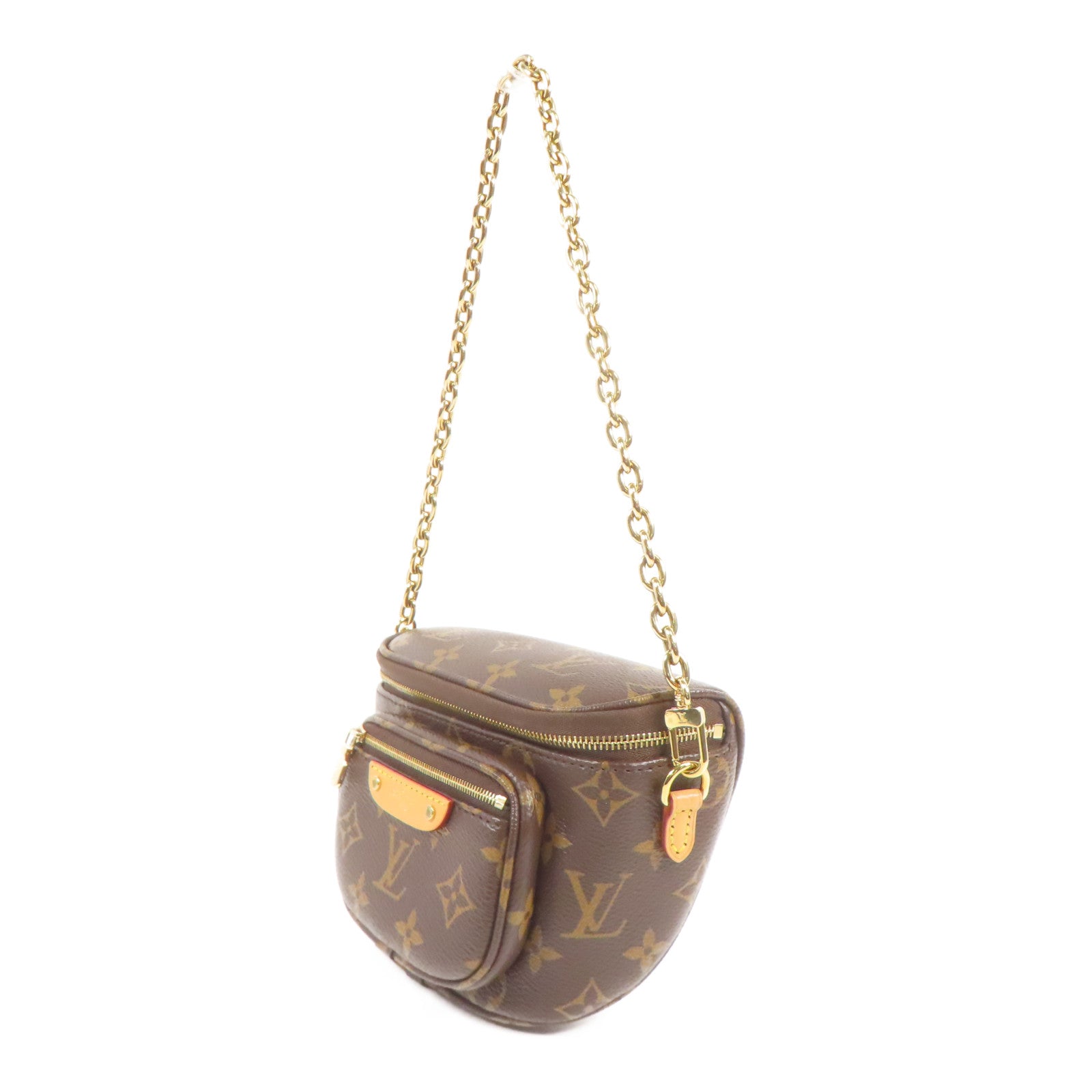 LOUIS VUITTON Monogram Mini Bumbag金扣手挽肩背兩用袋