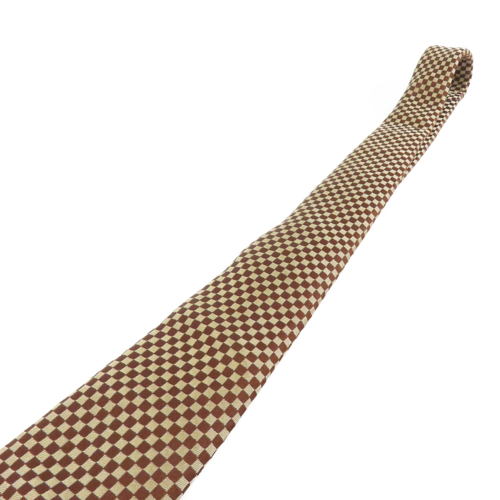 LOUIS VUITTON 絲質Necktie領帶啡色