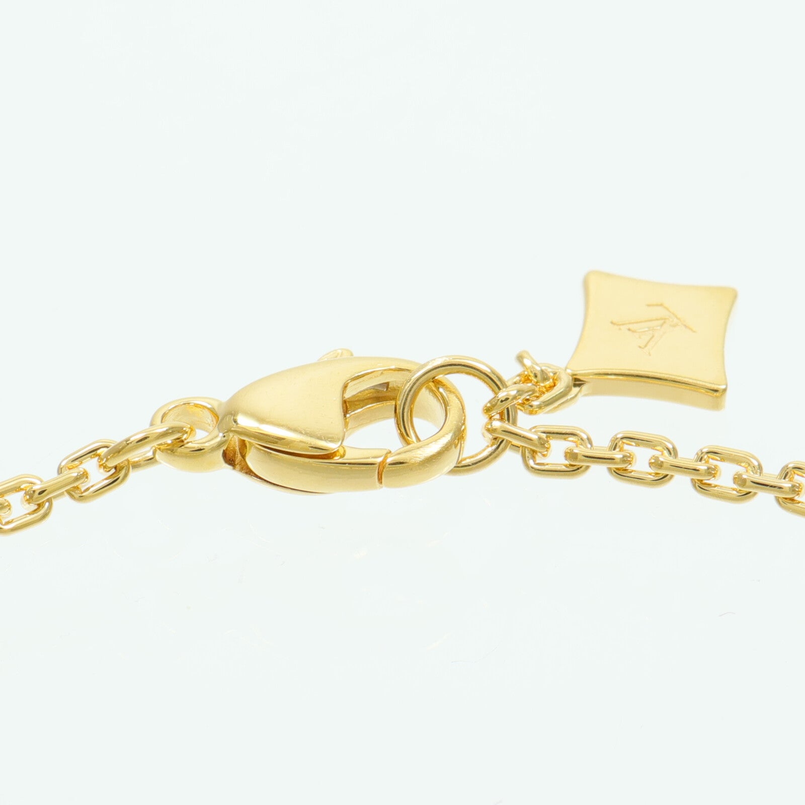 LOUIS VUITTON 18K黃金Idylle Blossom Monogram鑽石手鏈