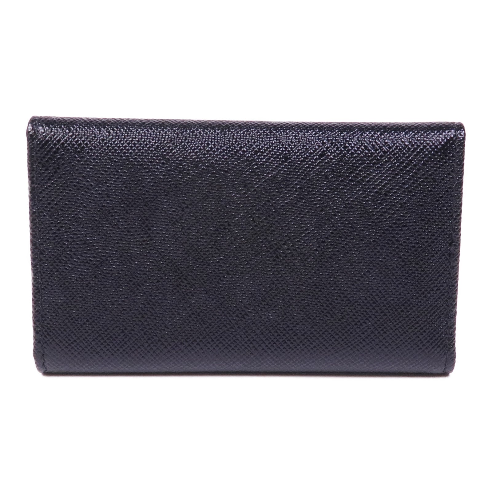 PRADA 牛皮皮革Key Case銀扣鑰匙包