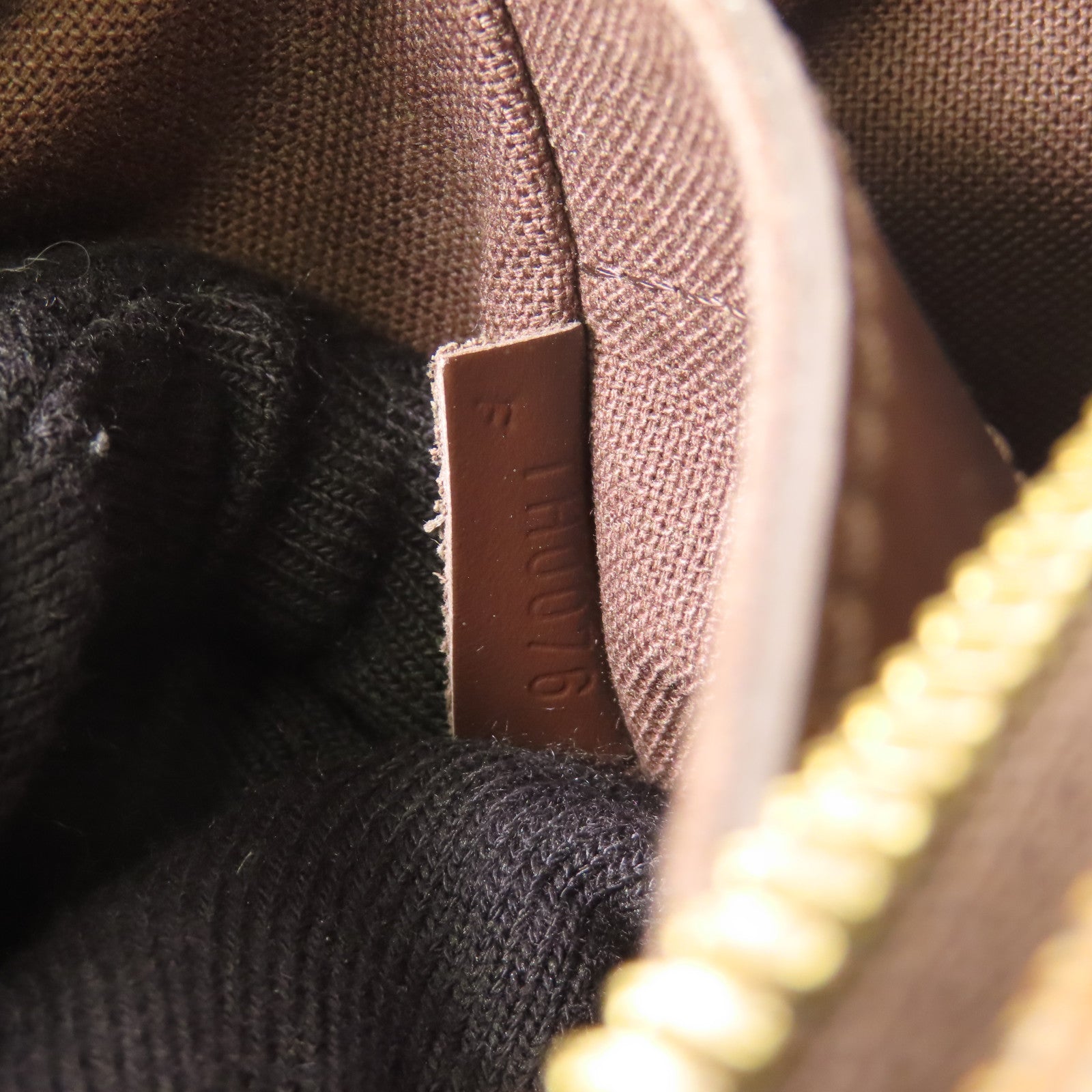LOUIS VUITTON LV GHW Naviglio Shoulder Messenger Bag N45255 Damier Brown