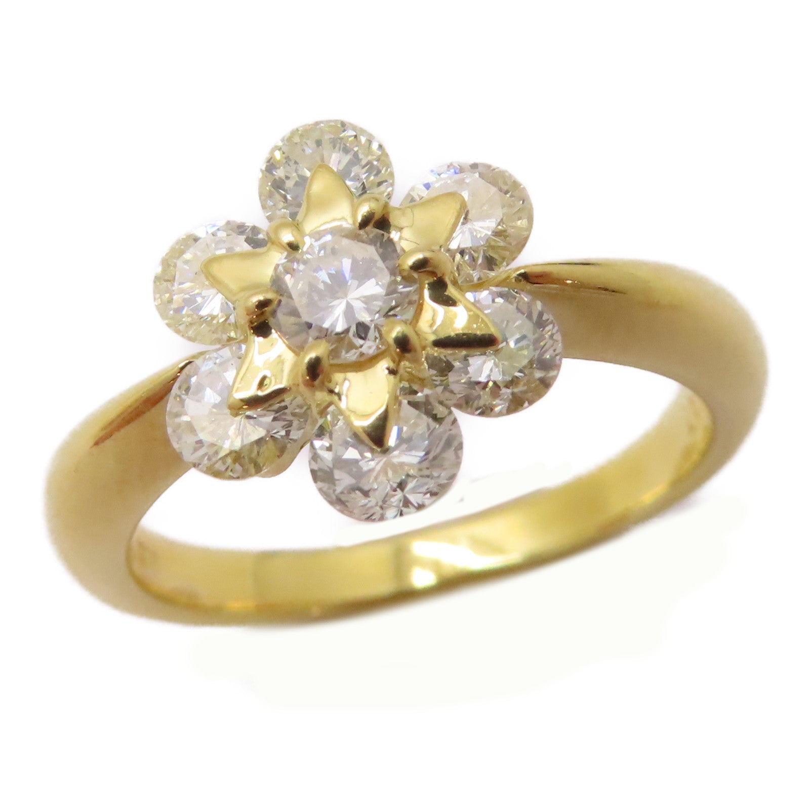 JEWELRY 【激減優惠】18K黃金Diamond Ring 1.07ct鑽石戒指US#5.75