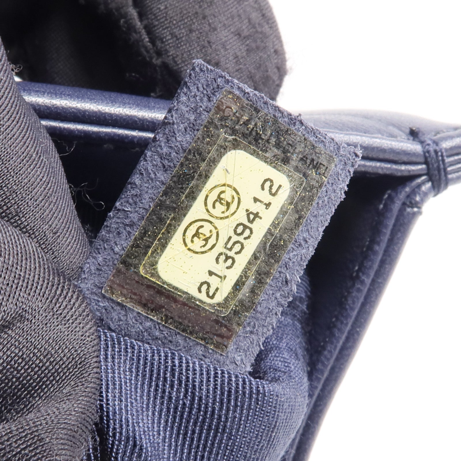 CHANEL 羊皮皮革Boy 25金扣鏈帶肩背袋
