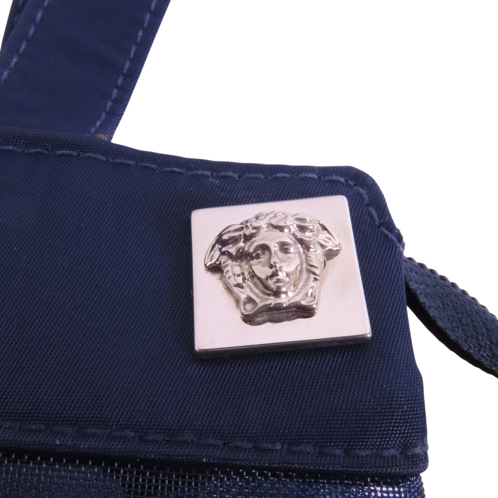 VERSACE 【激減優惠】尼龍Shoulder Bag銀扣肩背袋