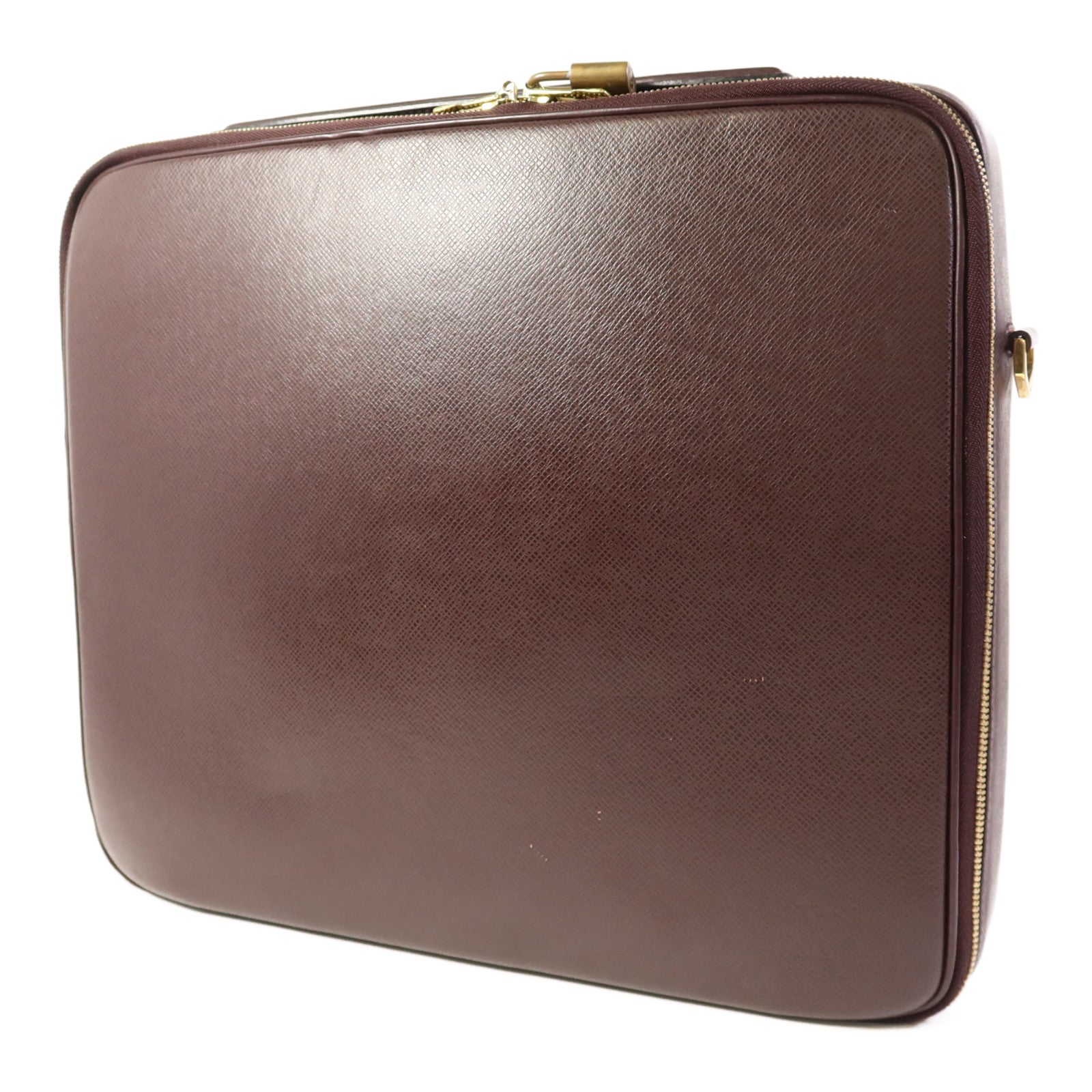 LOUIS VUITTON Taiga Porto Ordinatur Odessa金扣手挽肩背兩用袋