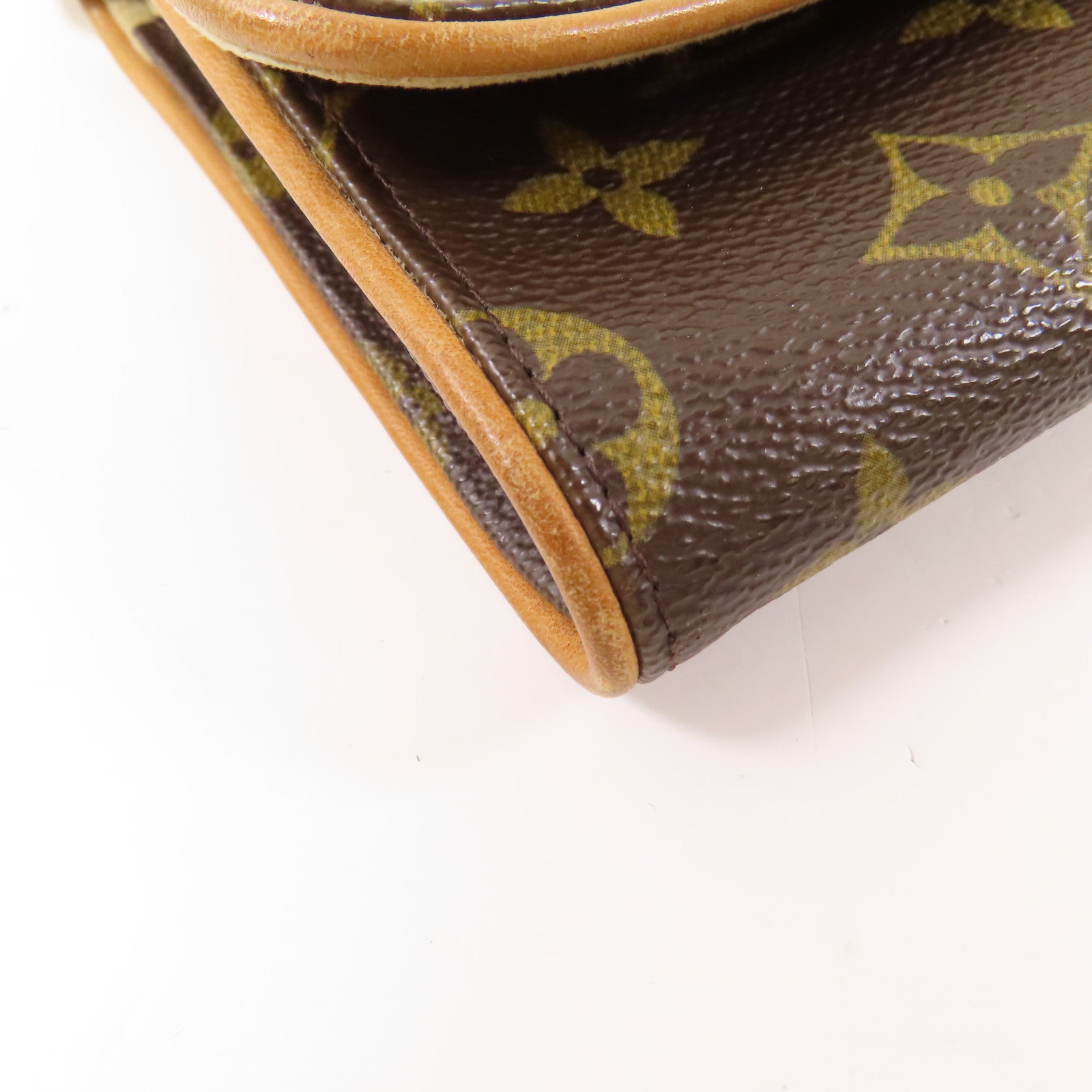 LOUIS VUITTON Monogram Pochette Twin GM金扣肩背袋
