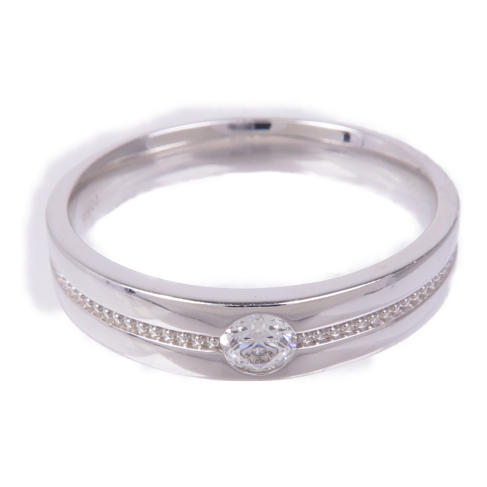 JEWELRY PT900鉑金Diamond Ring鑽石戒指US#8.75