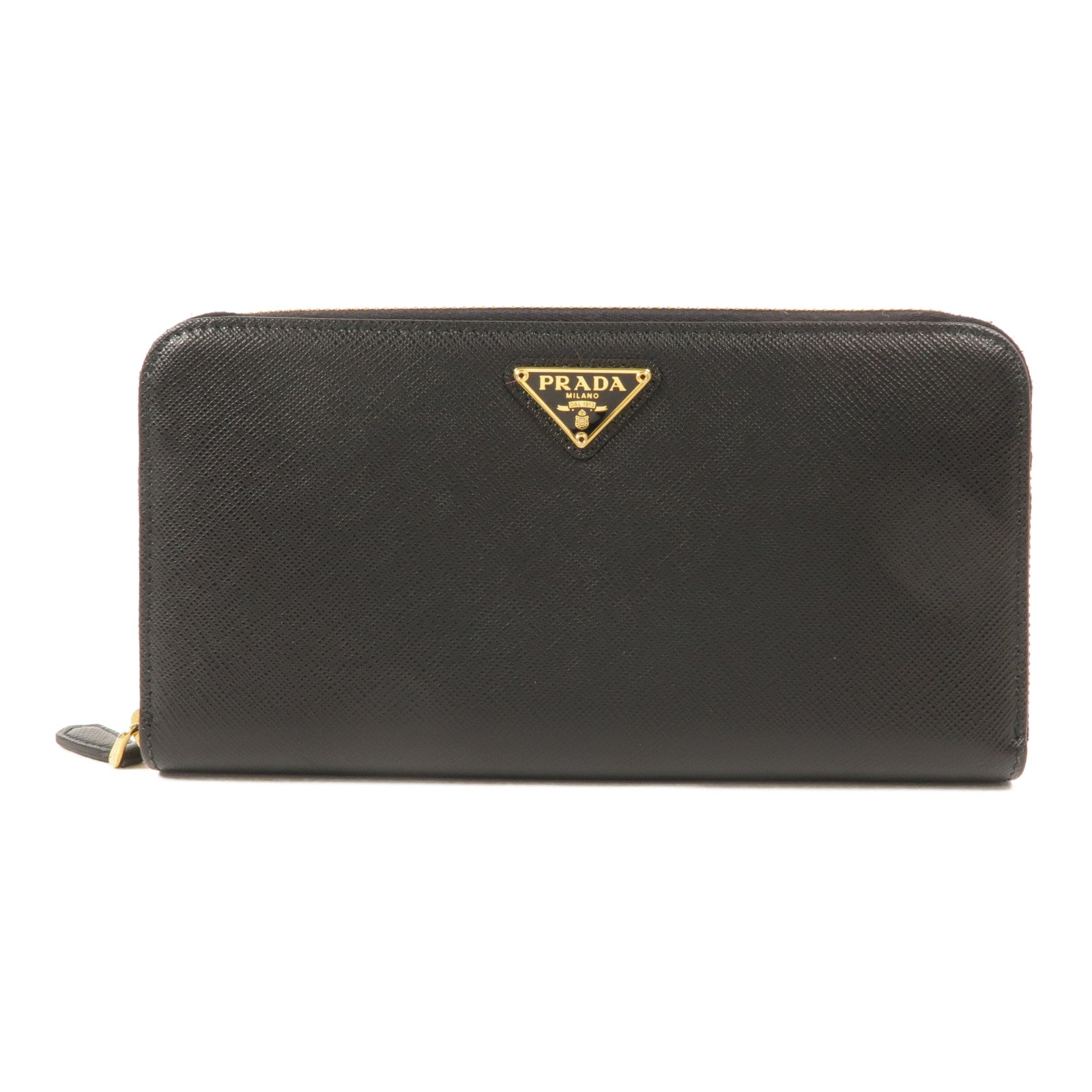 PRADA Saffiano皮革Zipper Long Wallet長錢包