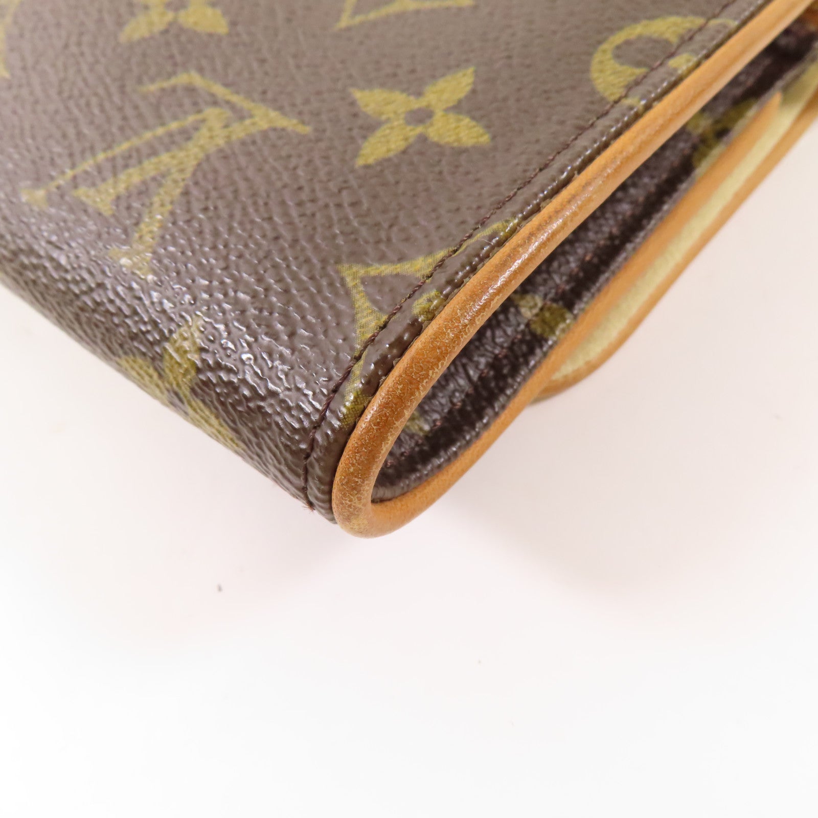 LOUIS VUITTON Monogram Pochette Twin GM金扣肩背袋