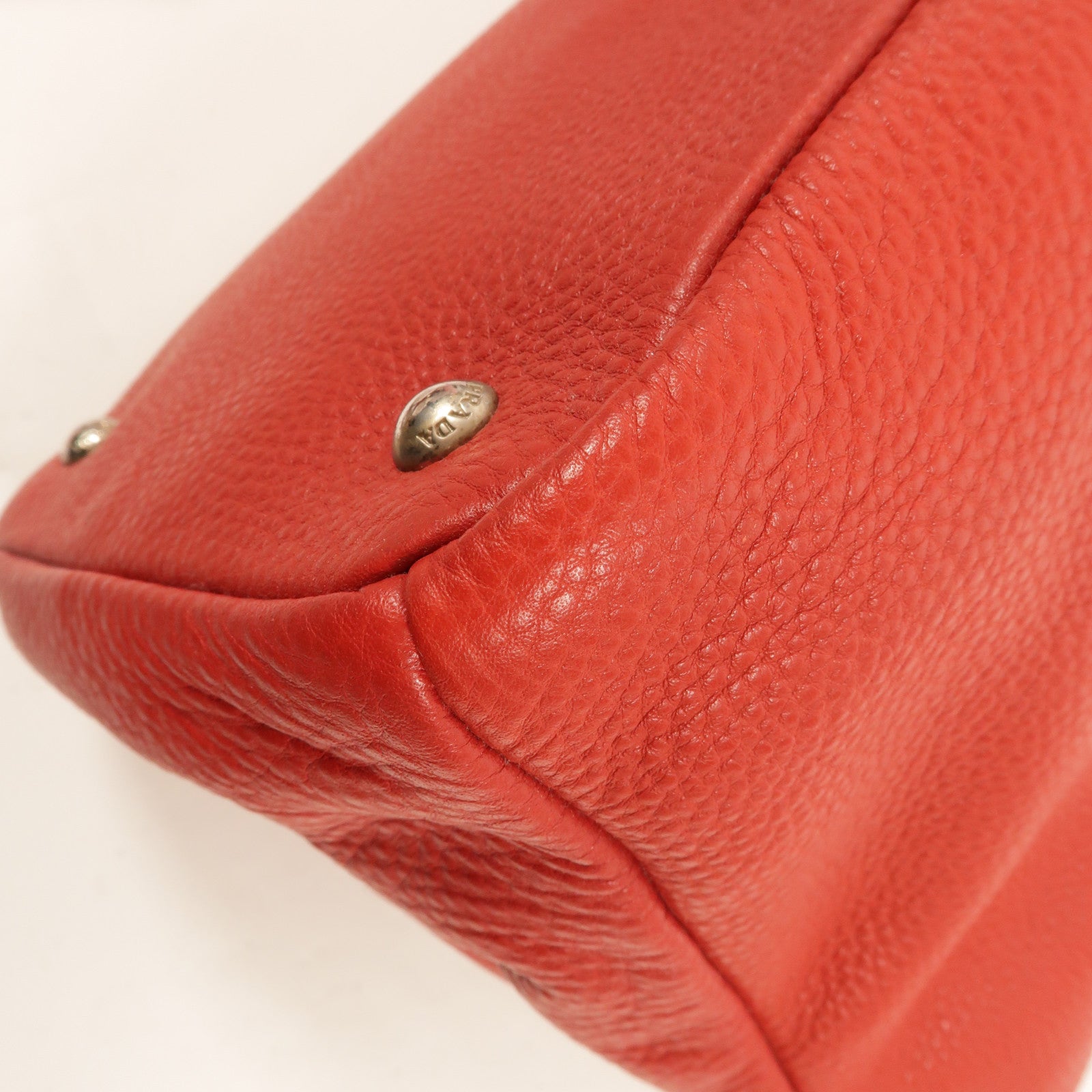 PRADA 牛皮皮革2WayShoulder手挽肩背兩用袋