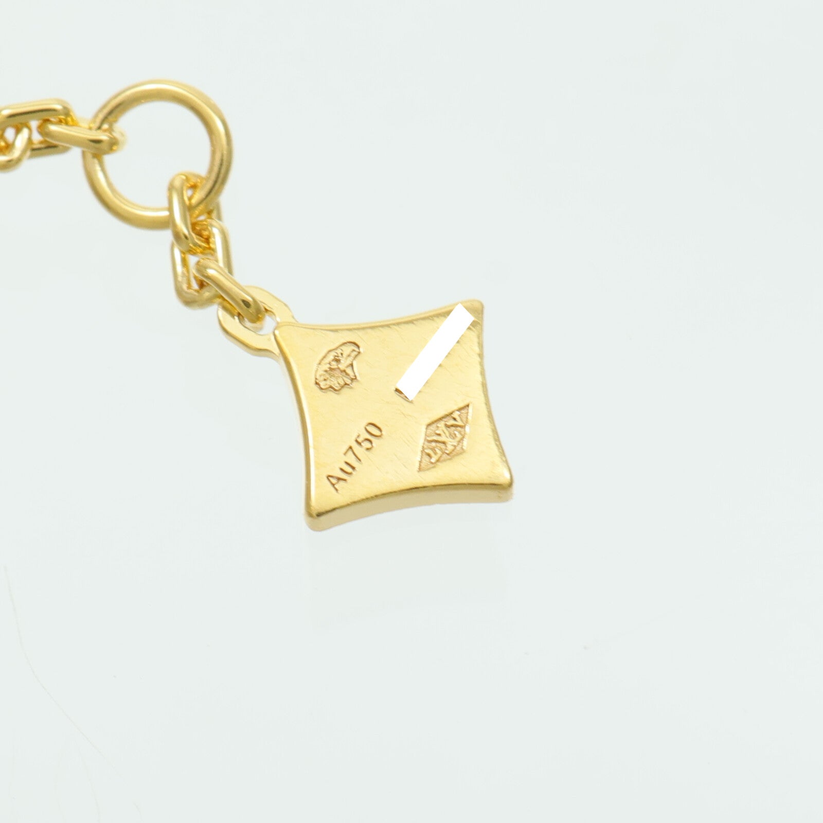 LOUIS VUITTON 18K黃金Idylle Blossom Monogram鑽石手鏈