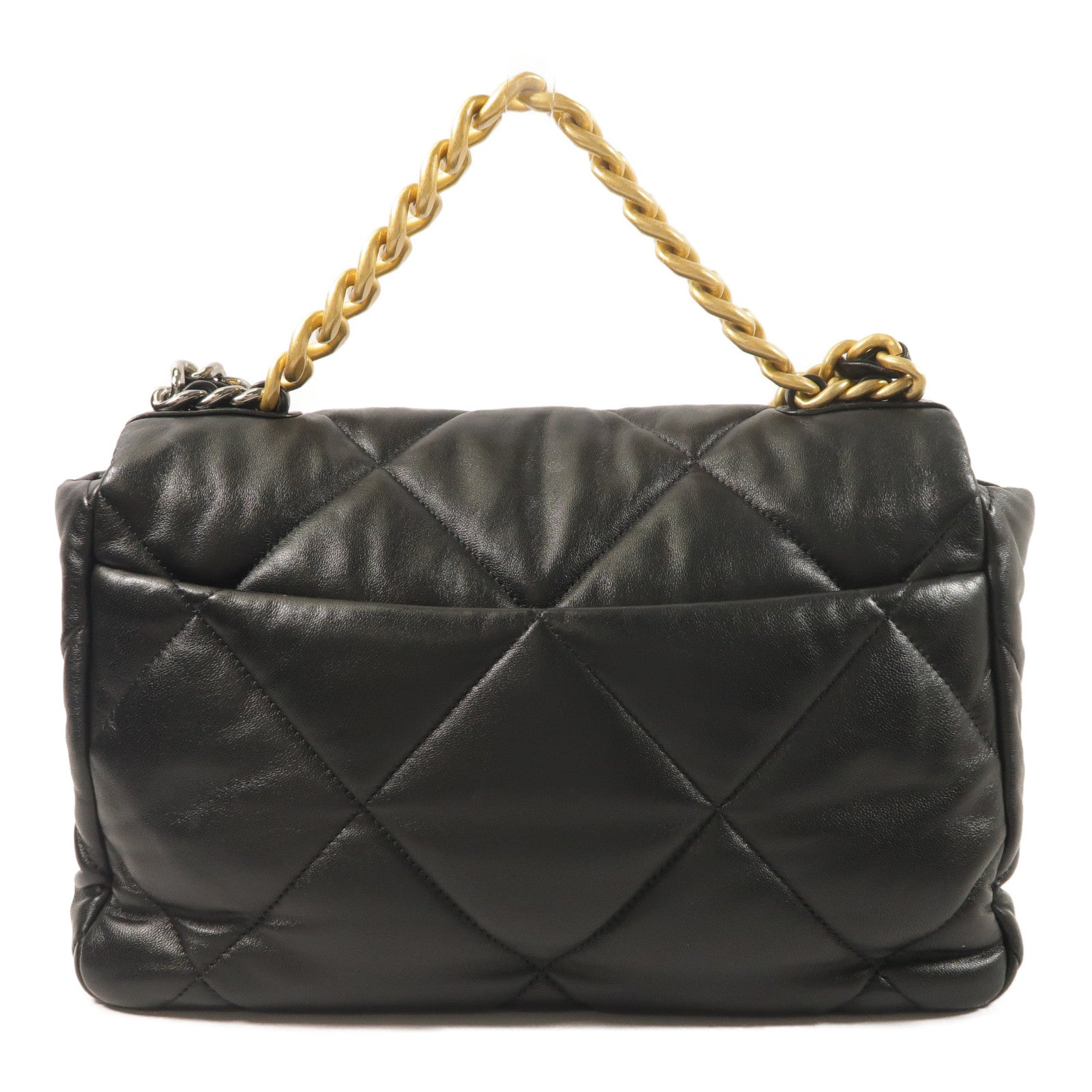 CHANEL 羊皮皮革Chanel 19手挽肩背兩用袋
