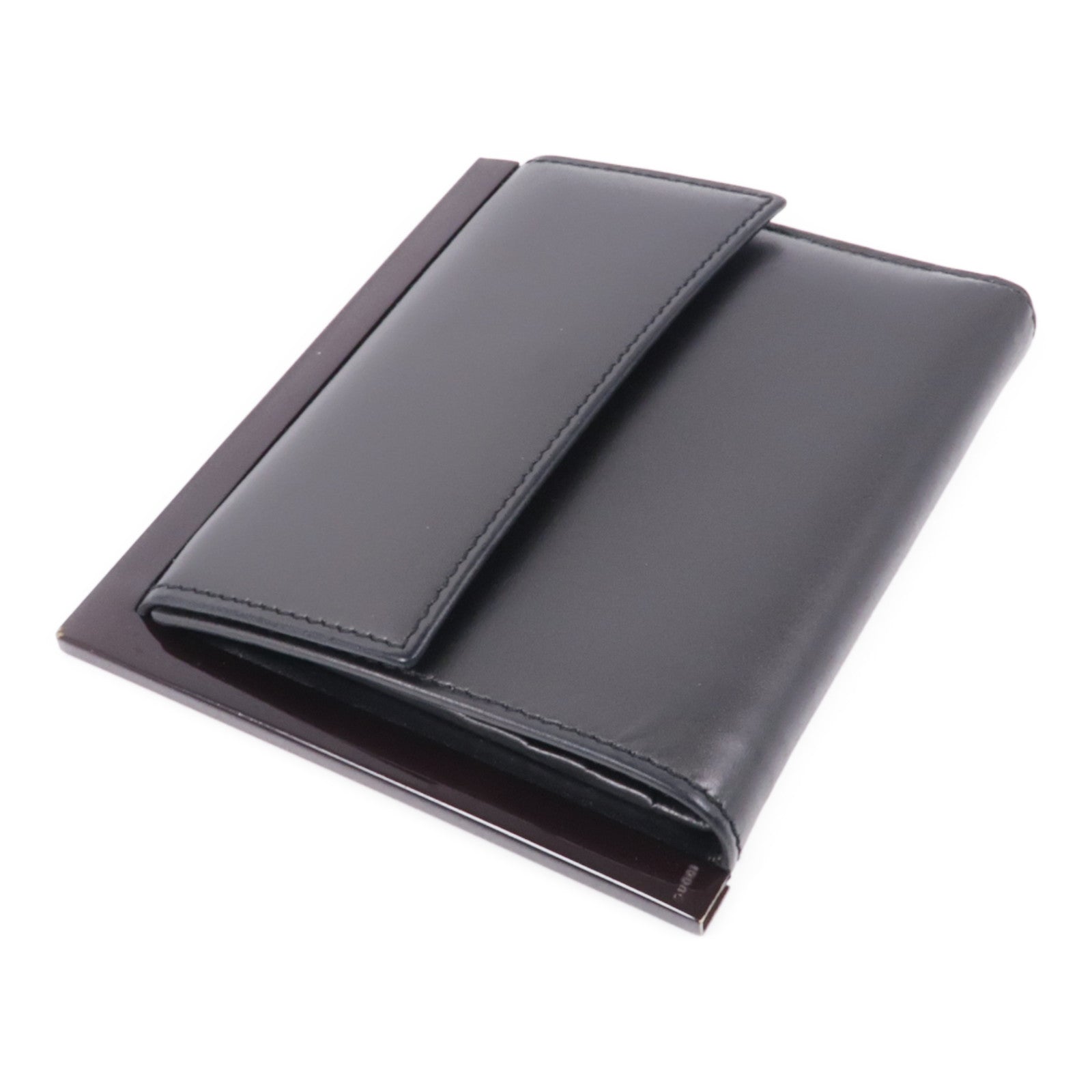 GUCCI GG Wallet Wallet Calfskin Leather Brown