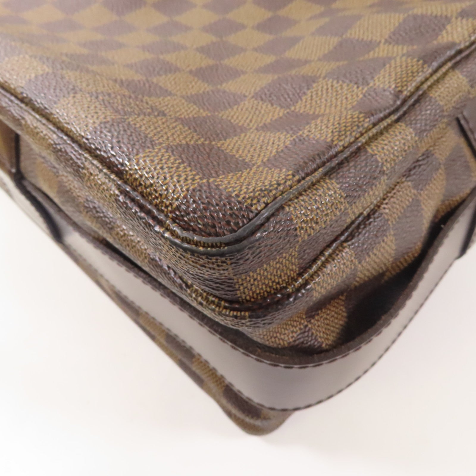LOUIS VUITTON LV GHW Naviglio Shoulder Messenger Bag N45255 Damier Brown