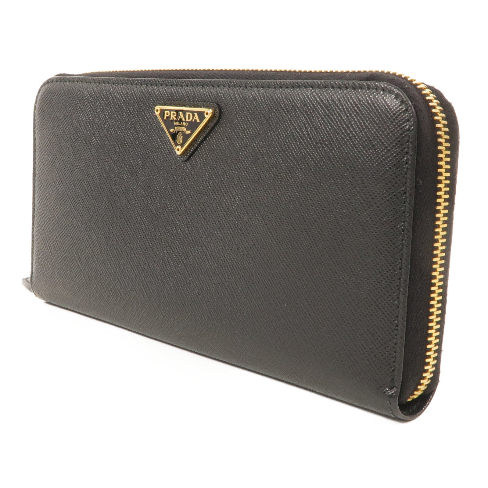 PRADA Saffiano皮革Zipper Long Wallet長錢包