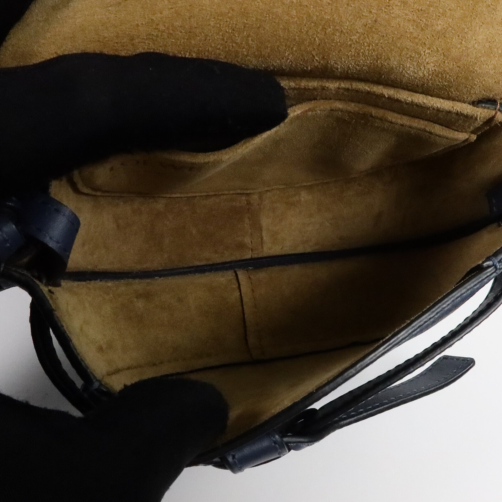 LOEWE 牛皮皮革Mini Gate肩背袋