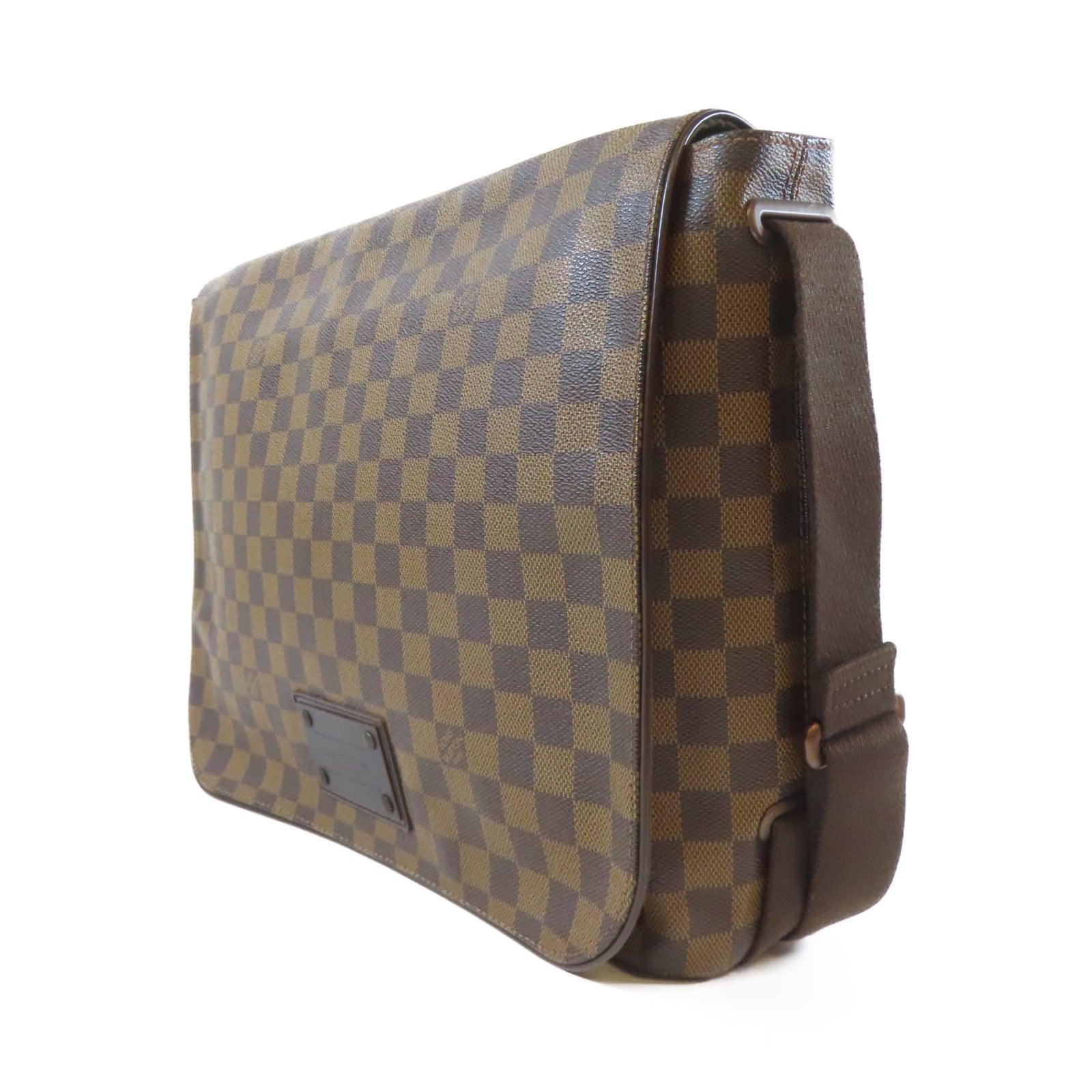 LOUIS VUITTON 【激減優惠】Damier Brooklyn GM金扣肩背袋啡色