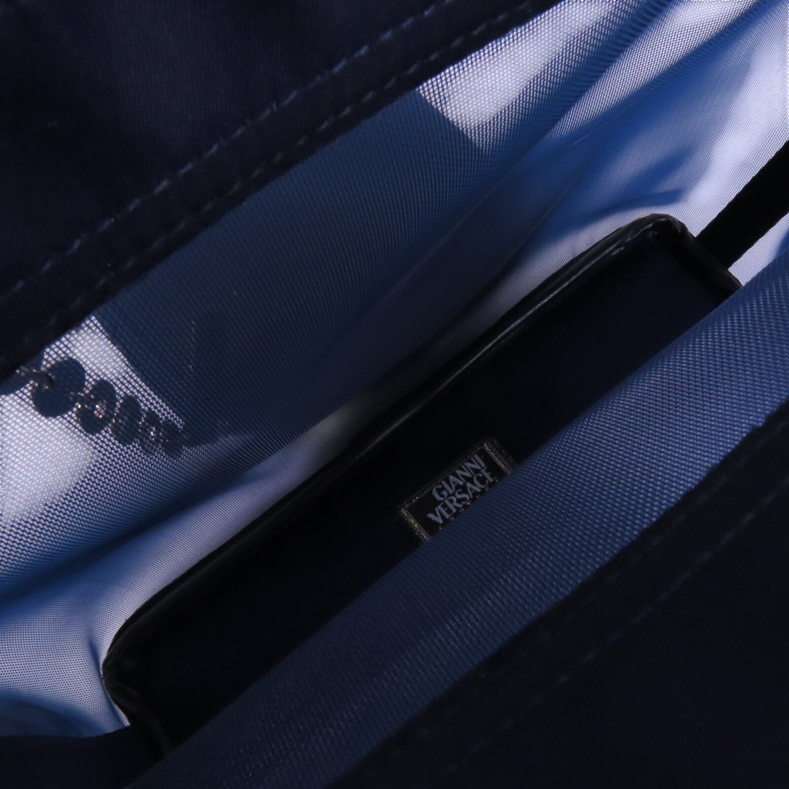 VERSACE 【激減優惠】尼龍Shoulder Bag銀扣肩背袋