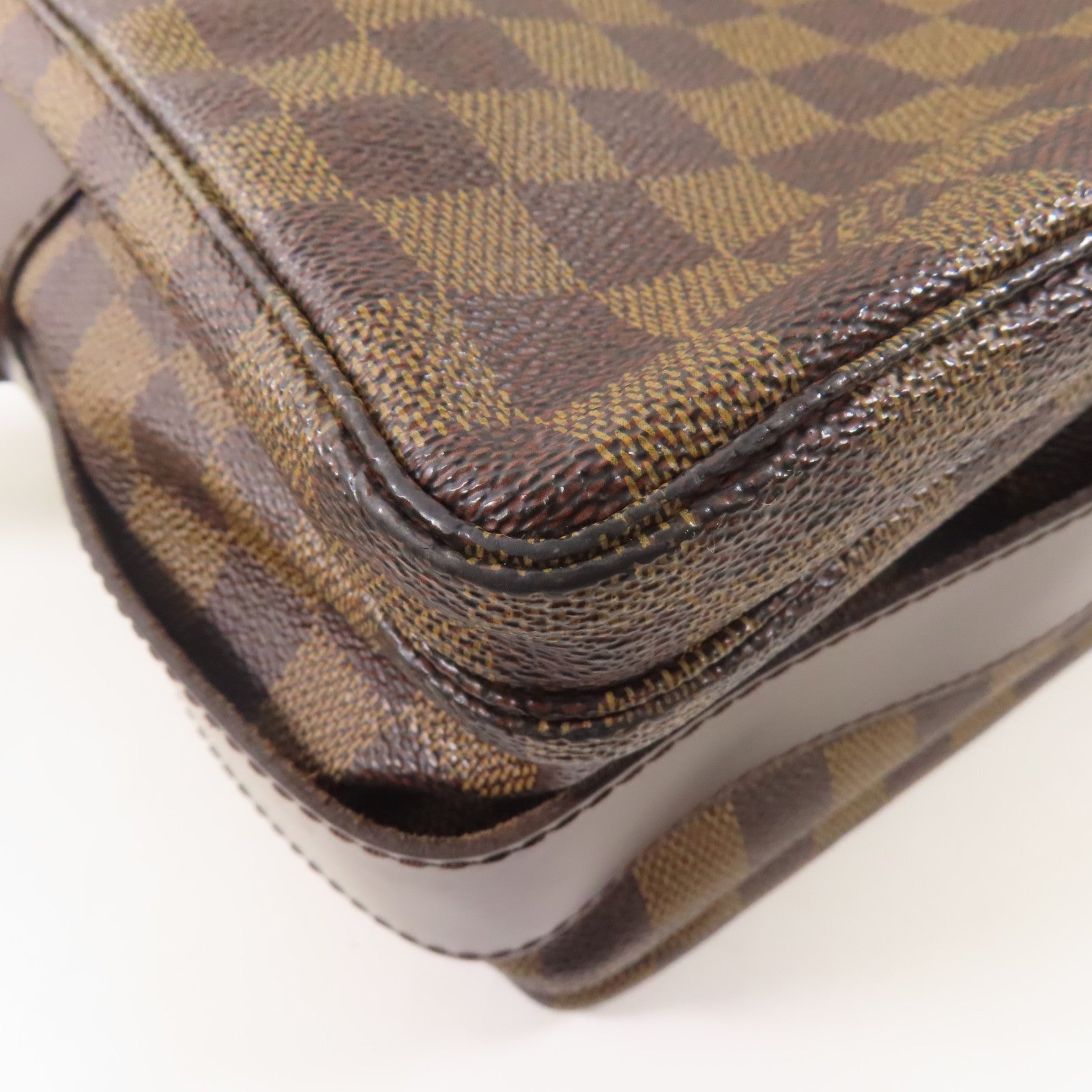 LOUIS VUITTON LV GHW Naviglio Shoulder Messenger Bag N45255 Damier Brown