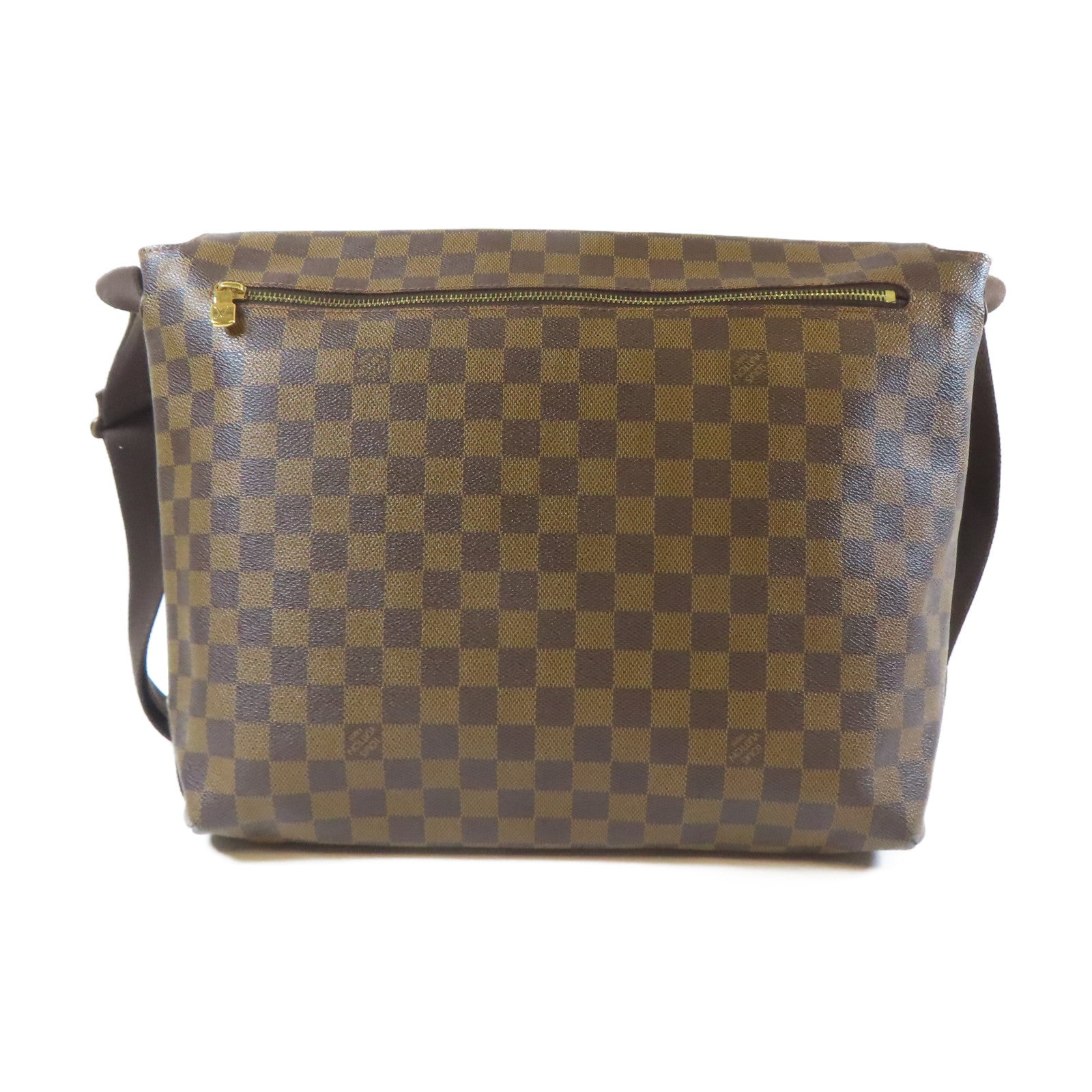 LOUIS VUITTON 【激減優惠】Damier Brooklyn GM金扣肩背袋啡色