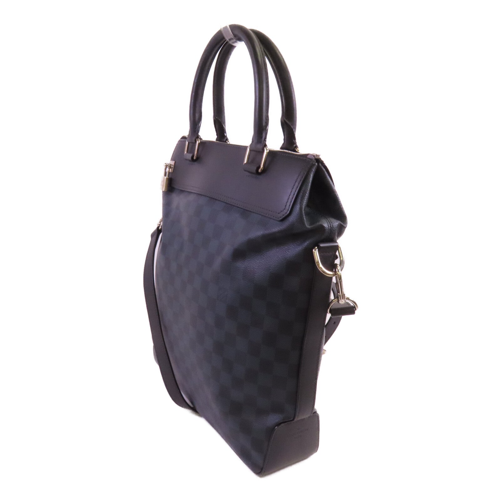 LOUIS VUITTON Damier Cobalt Greenwich手挽肩背兩用袋