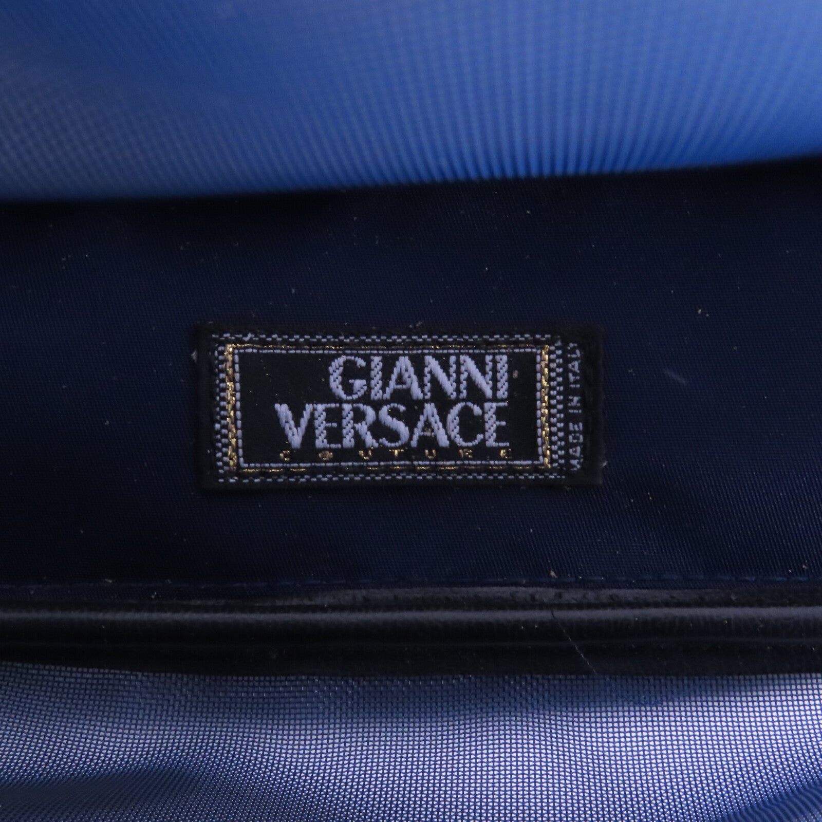 VERSACE 【激減優惠】尼龍Shoulder Bag銀扣肩背袋
