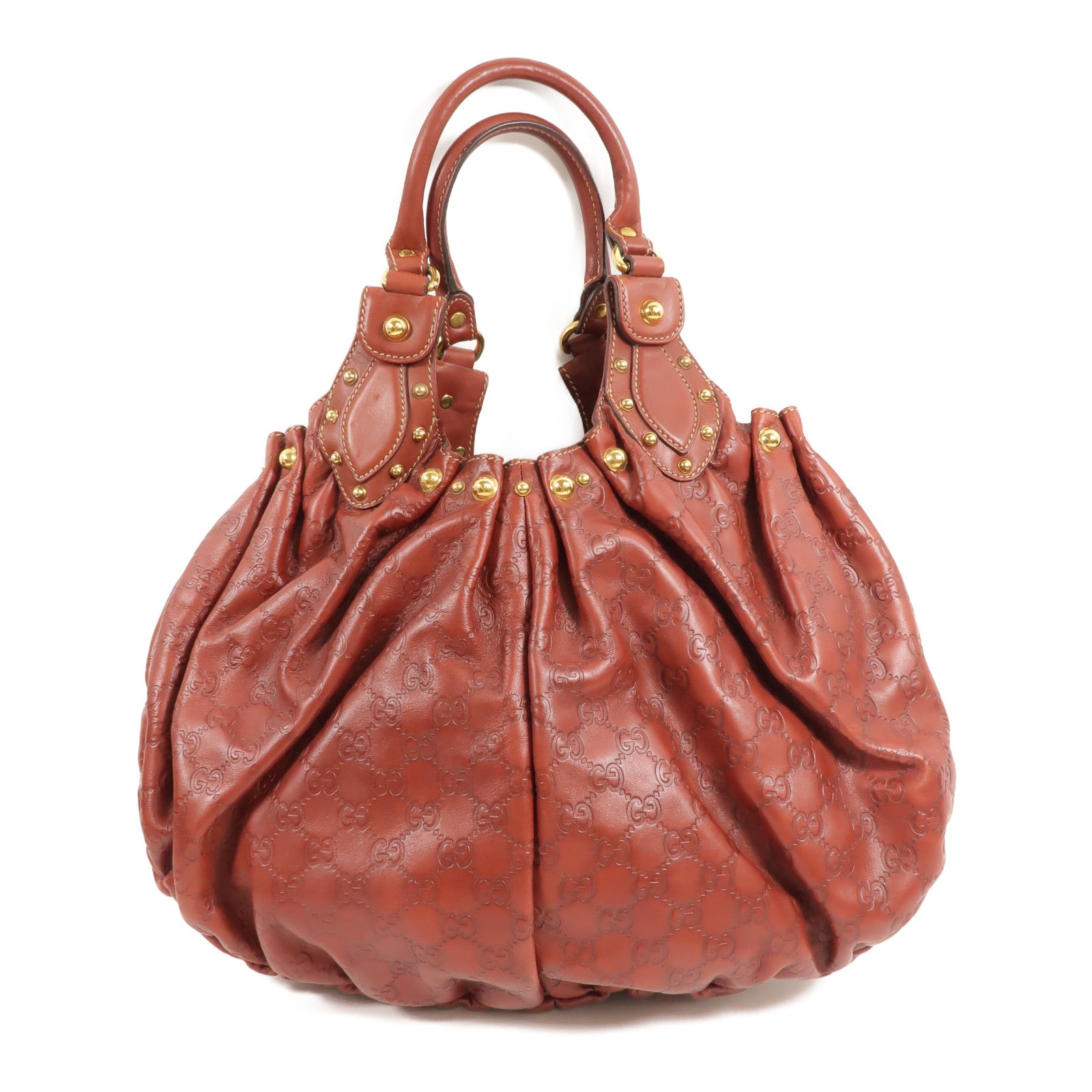 GUCCI 牛皮皮革Guccissima Handbag手挽袋