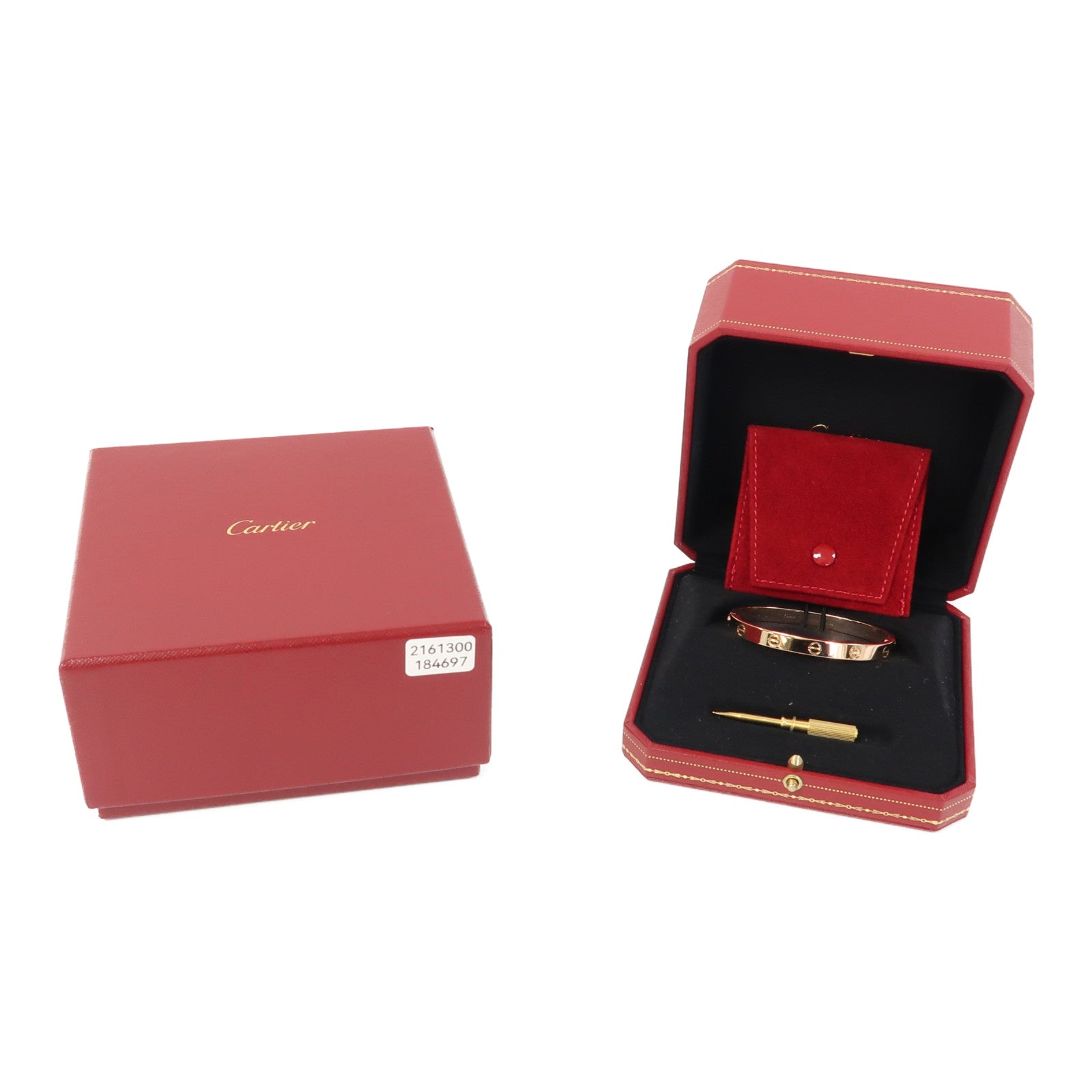 CARTIER 18K玫瑰金Love Bracelet手鐲