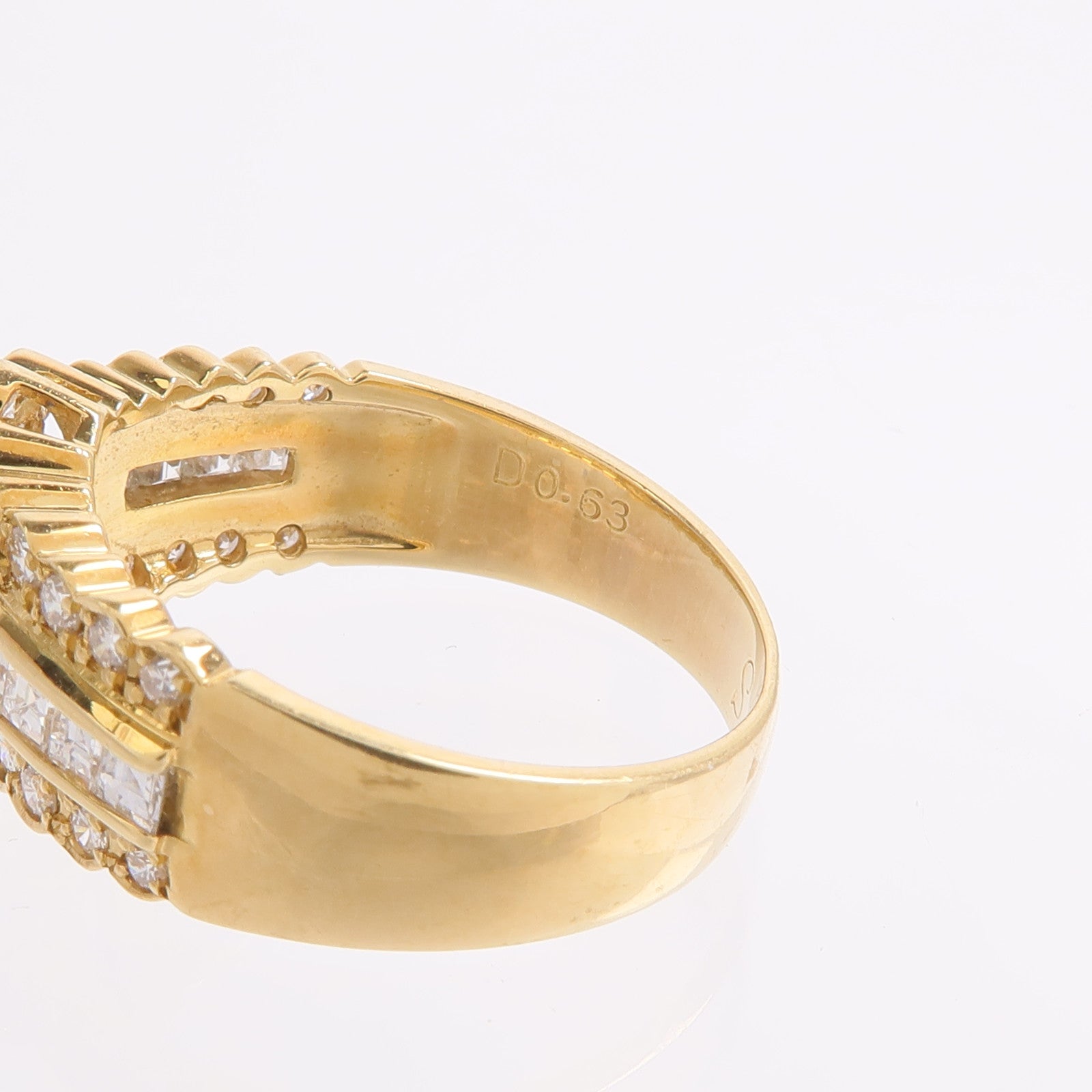 JEWELRY 18K黃金Sapphire Diamond Ring藍寶石/鑽石戒指