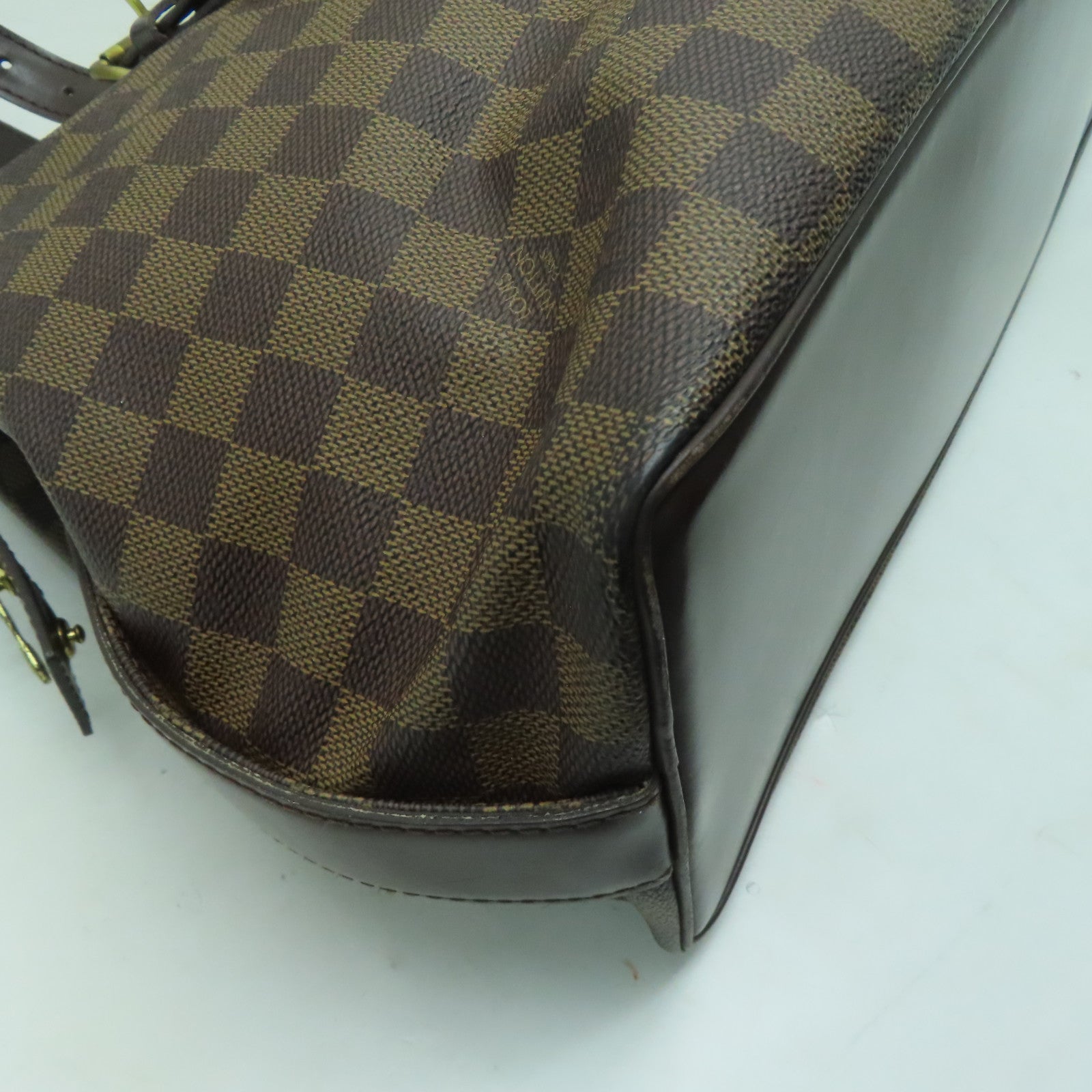 LOUIS VUITTON **【激減優惠】Damier Chelsea金扣肩背袋啡色