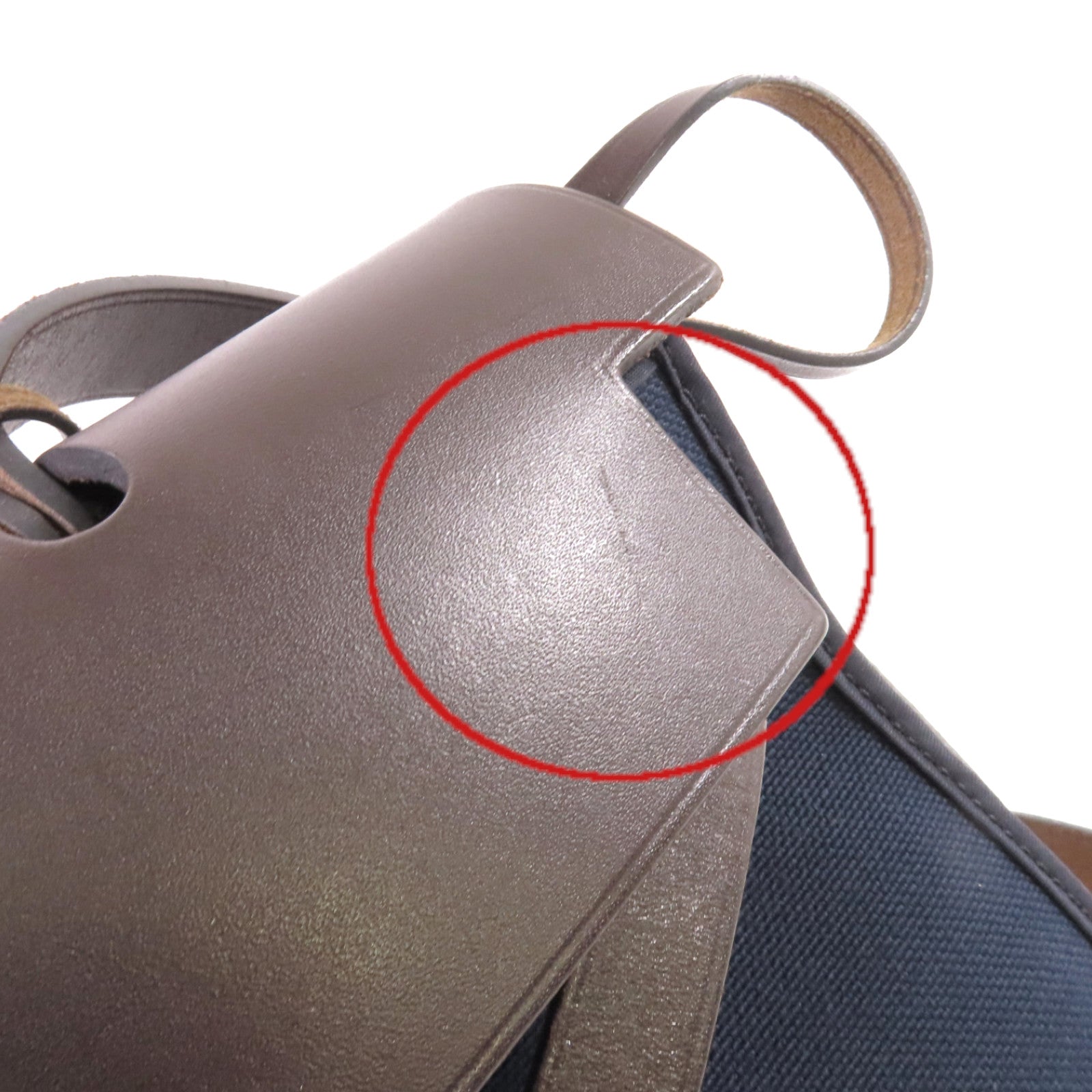 HERMES 帆布Herbag PM 2Way Shoulder Bag銀扣手挽肩背袋藍色