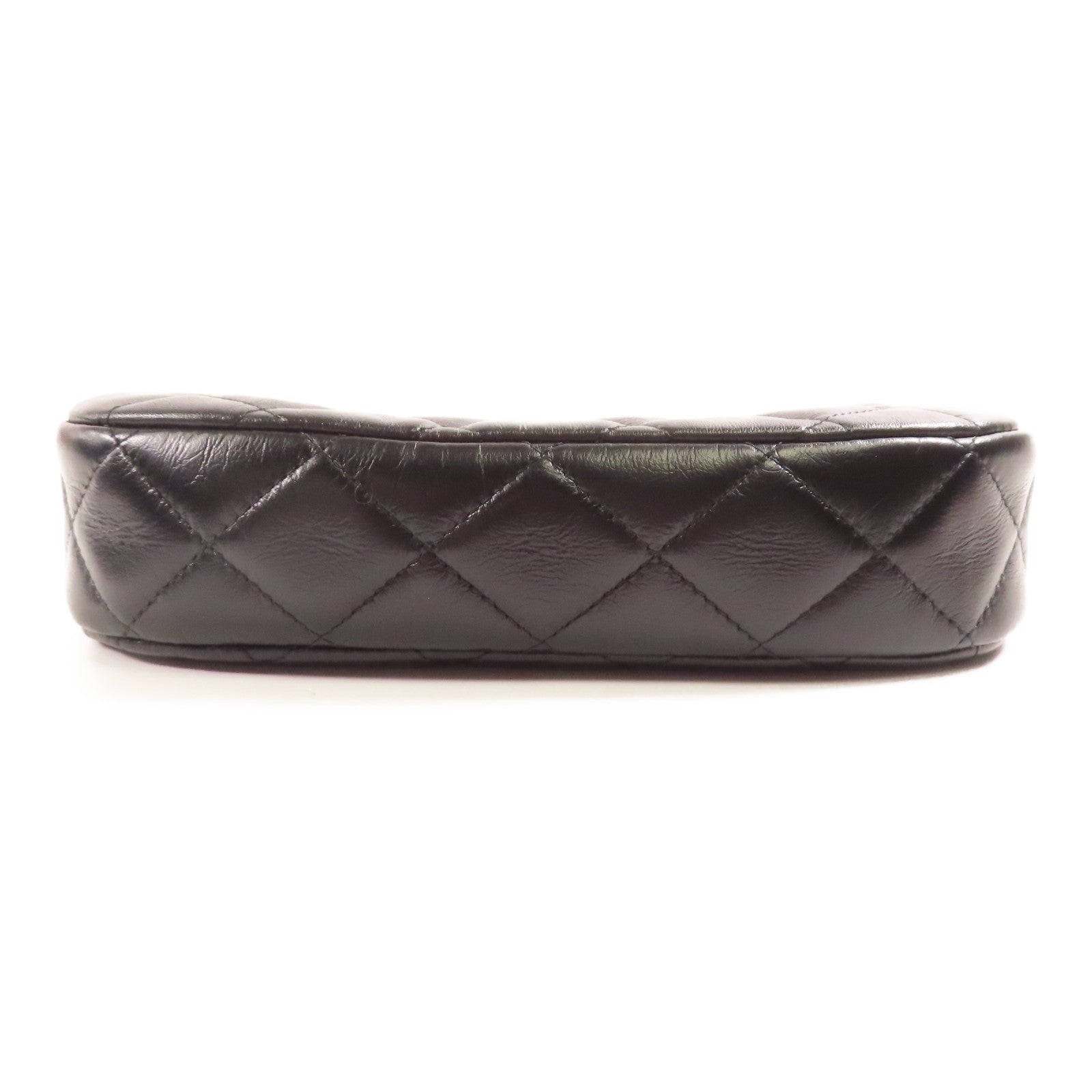 CHANEL 牛皮皮革Shoulder Bag金扣鏈帶肩背袋