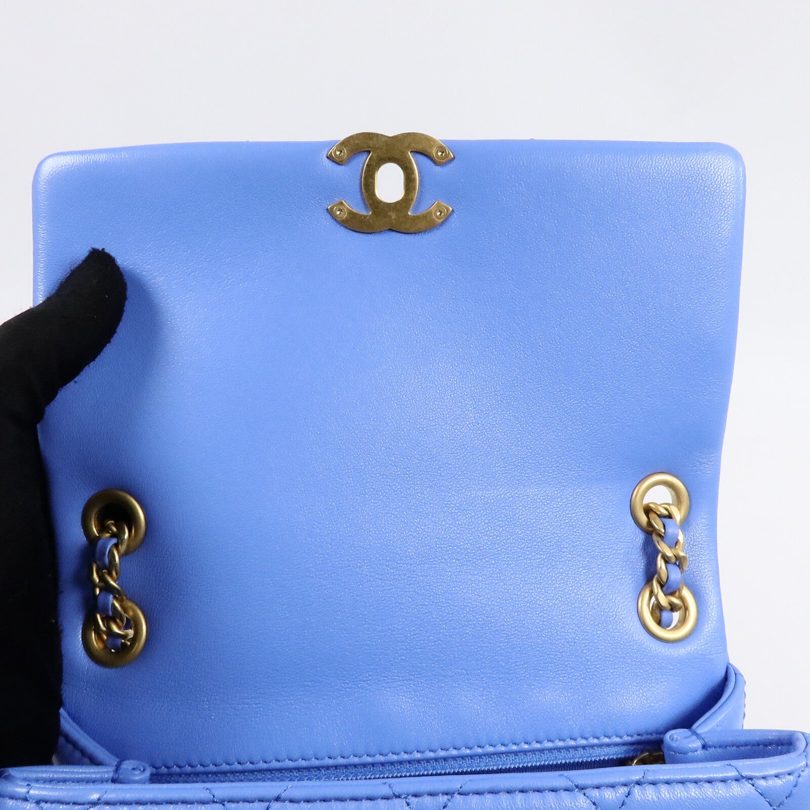 CHANEL 羊皮皮革Chain Shoulder Bag鏈帶肩背袋