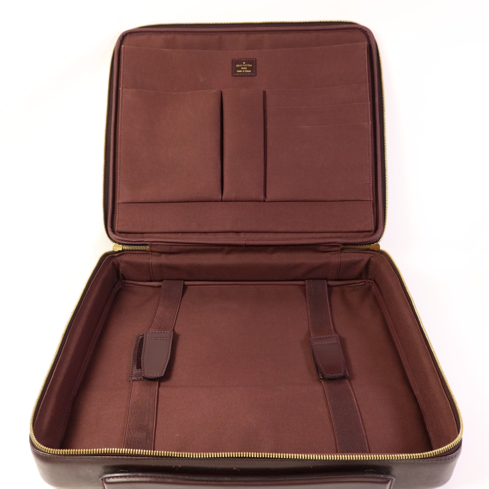 LOUIS VUITTON Taiga Porto Ordinatur Odessa金扣手挽肩背兩用袋