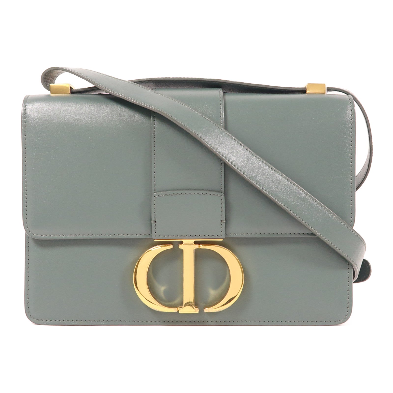 Dior 【激減優惠】牛皮皮革30 Montaigne金扣肩背袋