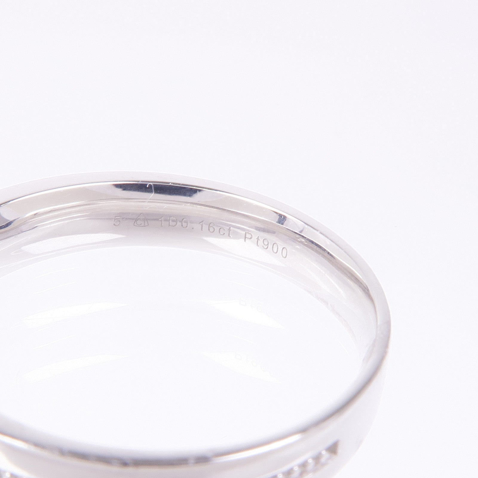 JEWELRY PT900鉑金Diamond Ring鑽石戒指US#8.75