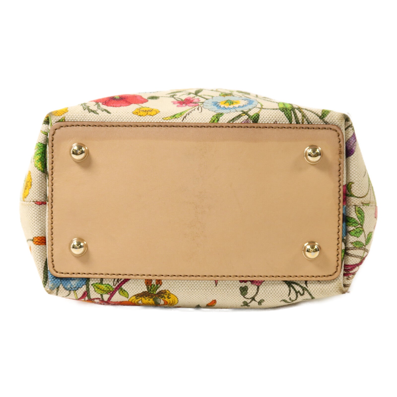 GUCCI 帆布Hand Bag金扣手挽袋