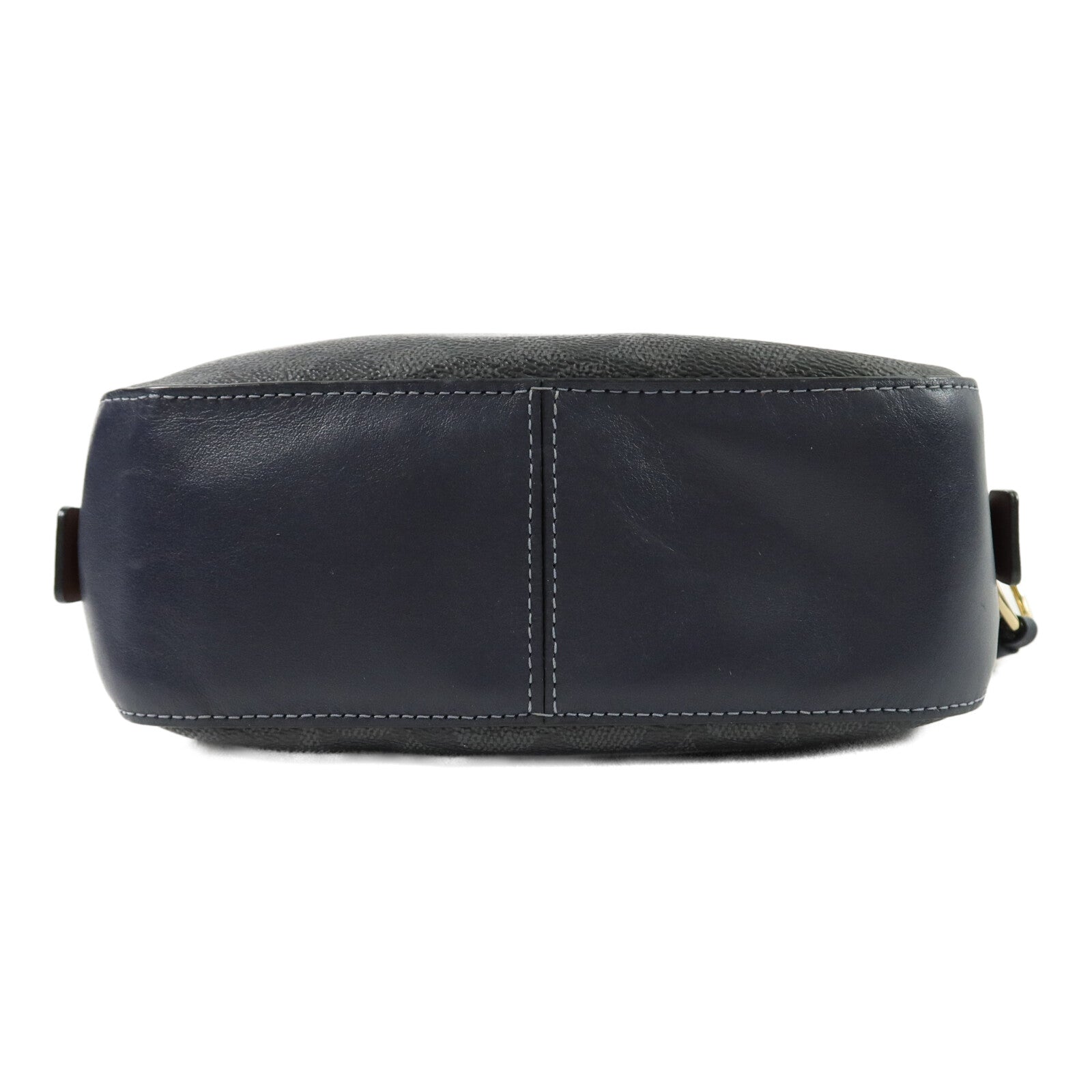 COACH 塗層帆布/牛皮皮革Camera Bag肩背袋