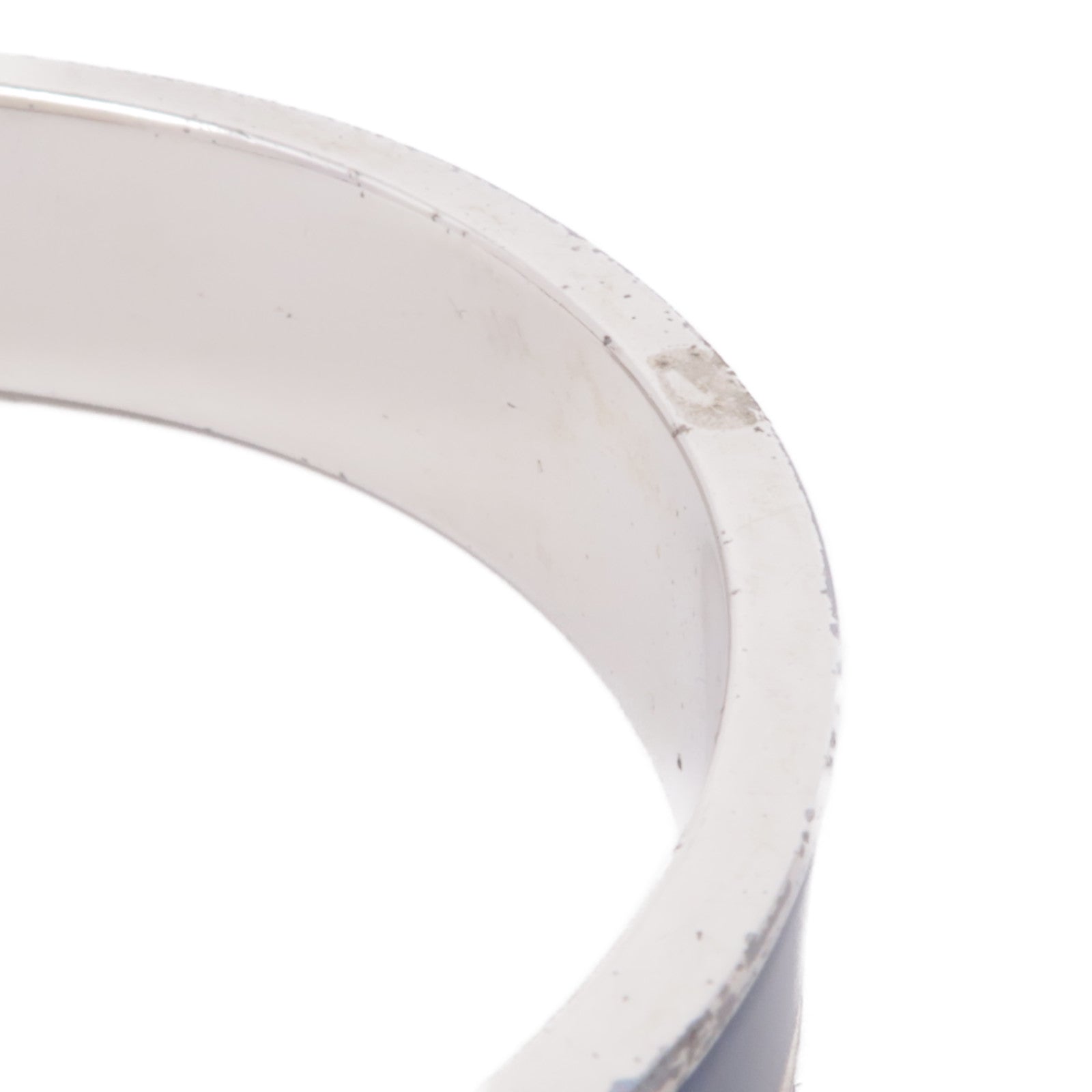 HERMES 金屬/琺瑯Clic-H Bracelet銀扣手鐲