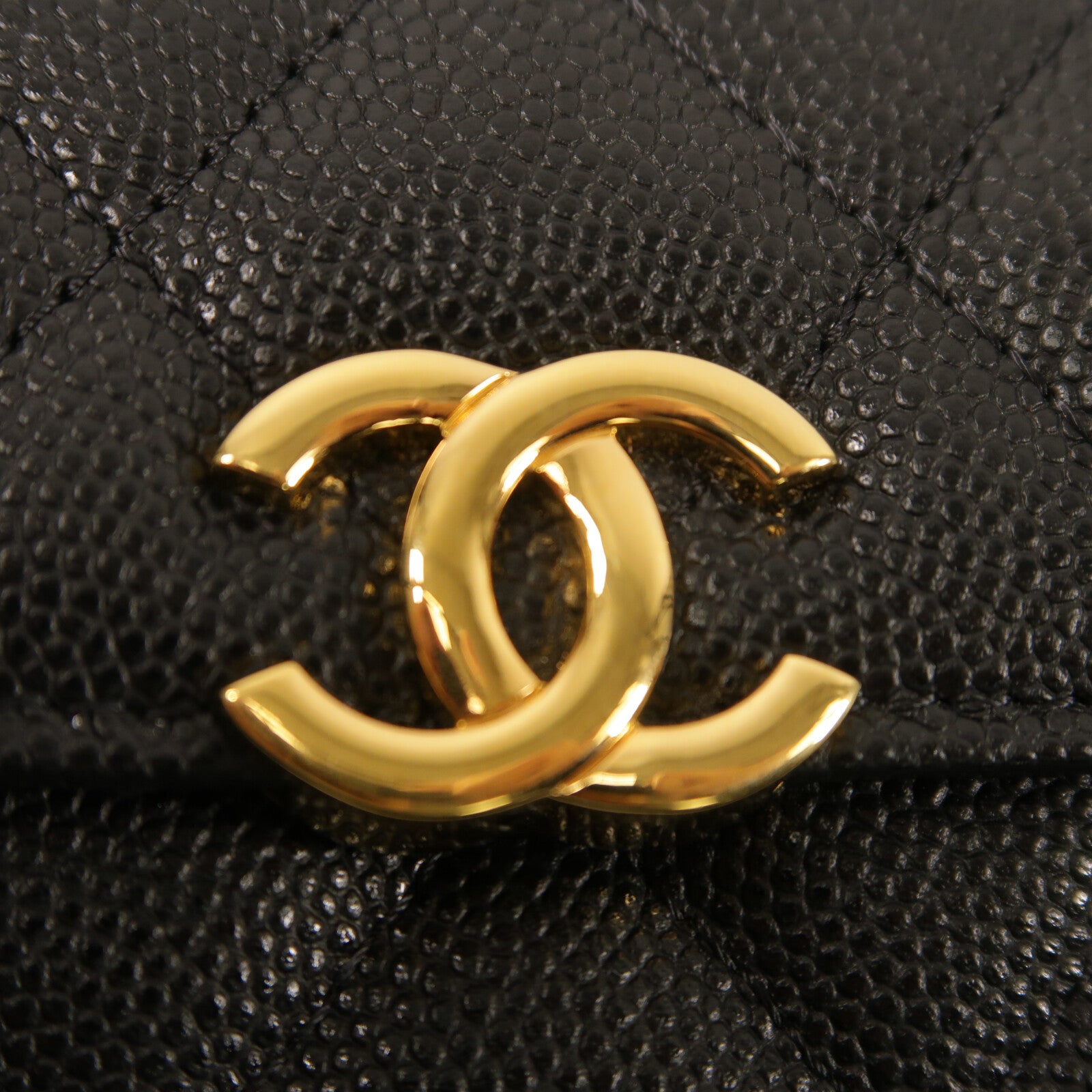 CHANEL 牛皮皮革Wallet On Chain金扣鏈帶肩背袋