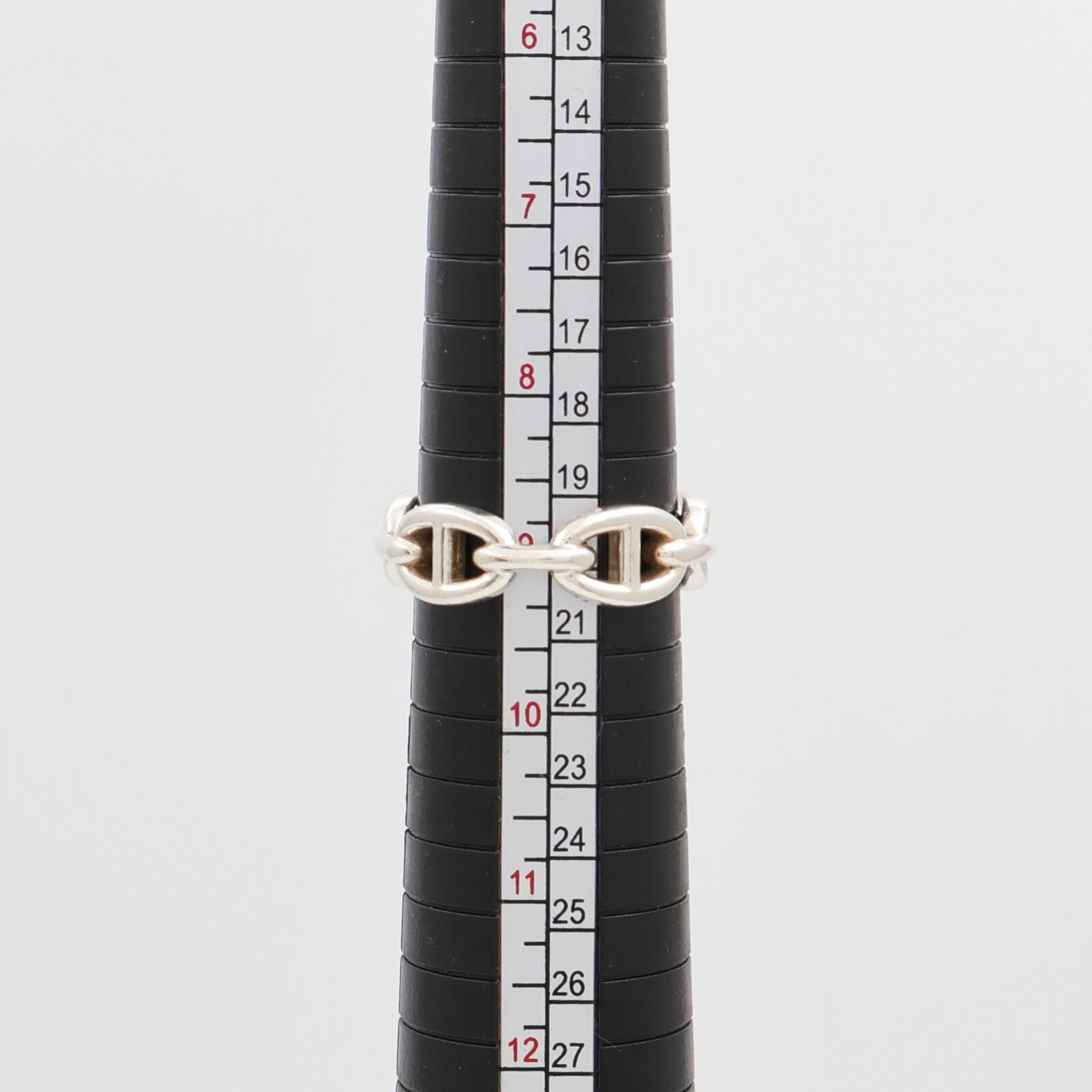 HERMES 925純銀Chain D'ancre Enchainee戒指
