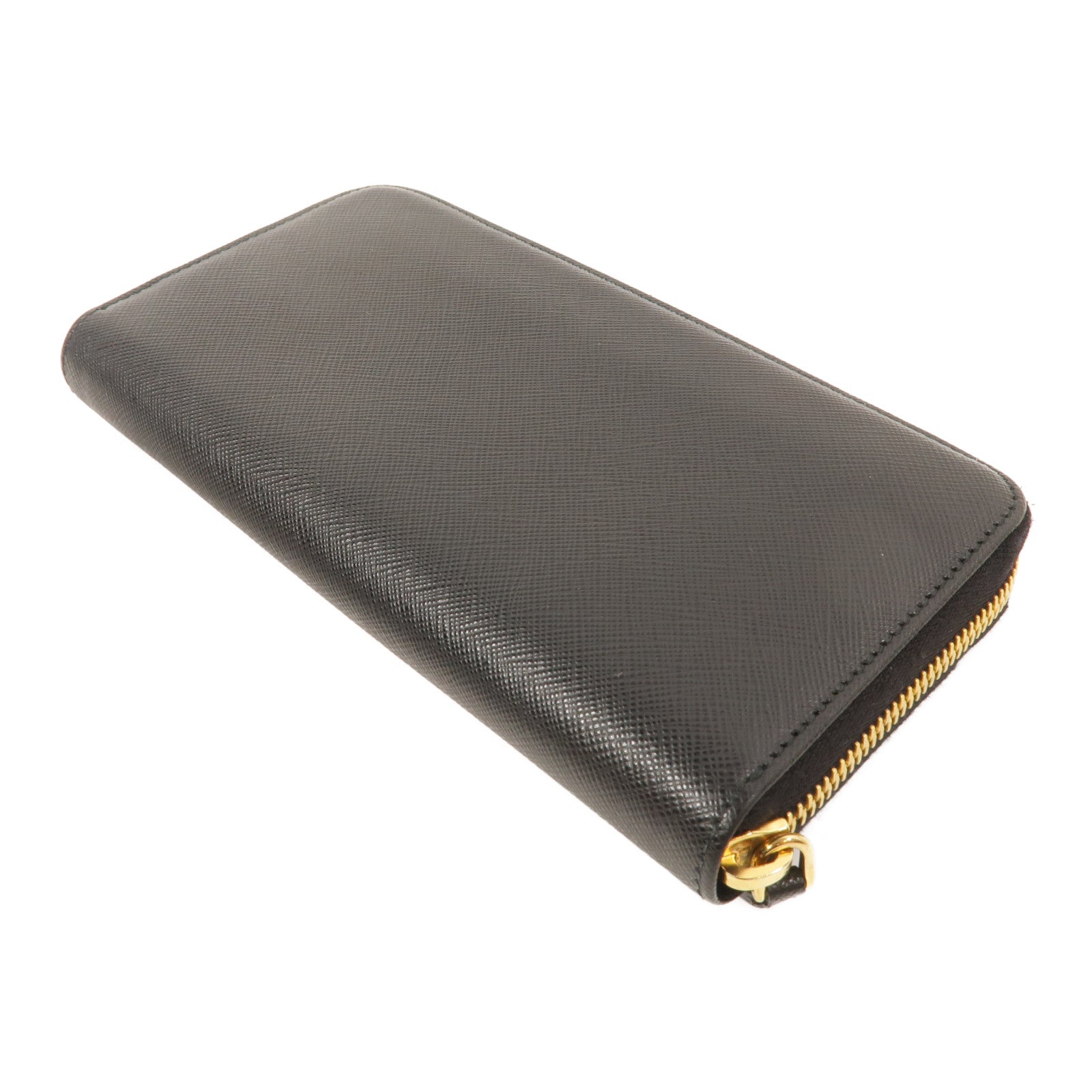 PRADA Saffiano皮革Zipper Long Wallet長錢包