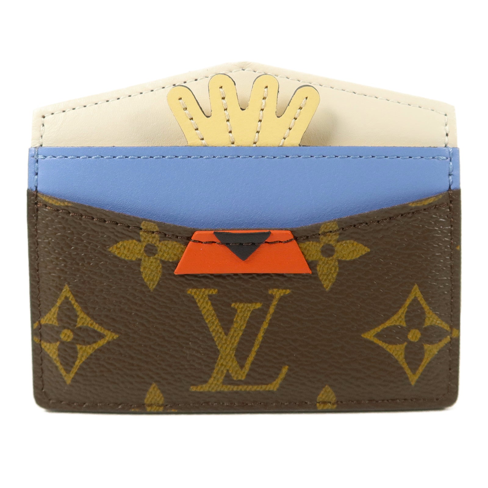 LOUIS VUITTON Monogram Tribal Mask Card Holder卡片套