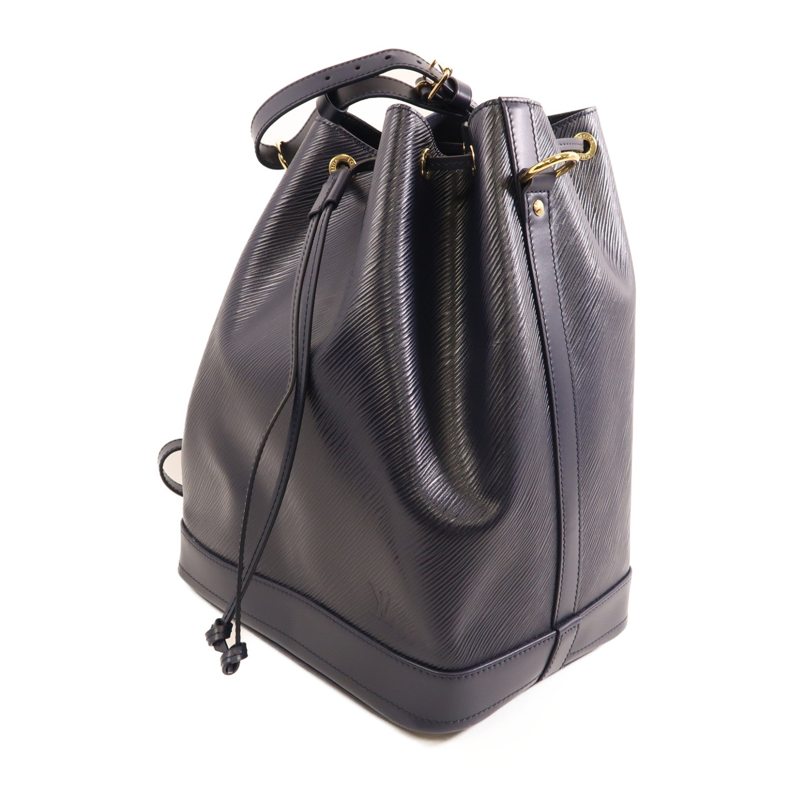 LOUIS VUITTON (PRICE DOWN) LV GHW Noe MM Shoulder Bag M24932 Epi Navy