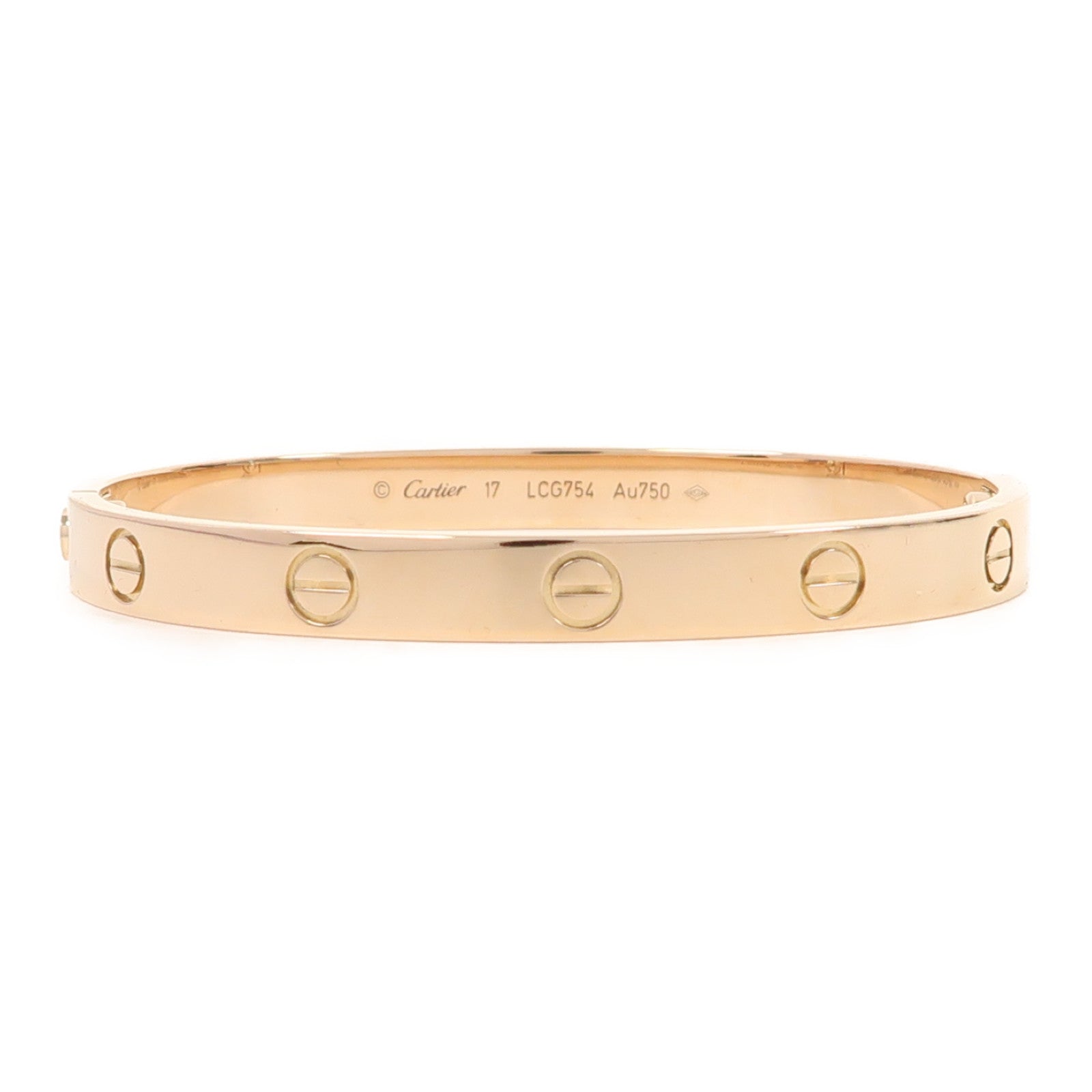 CARTIER 18K玫瑰金Love Bracelet手鐲