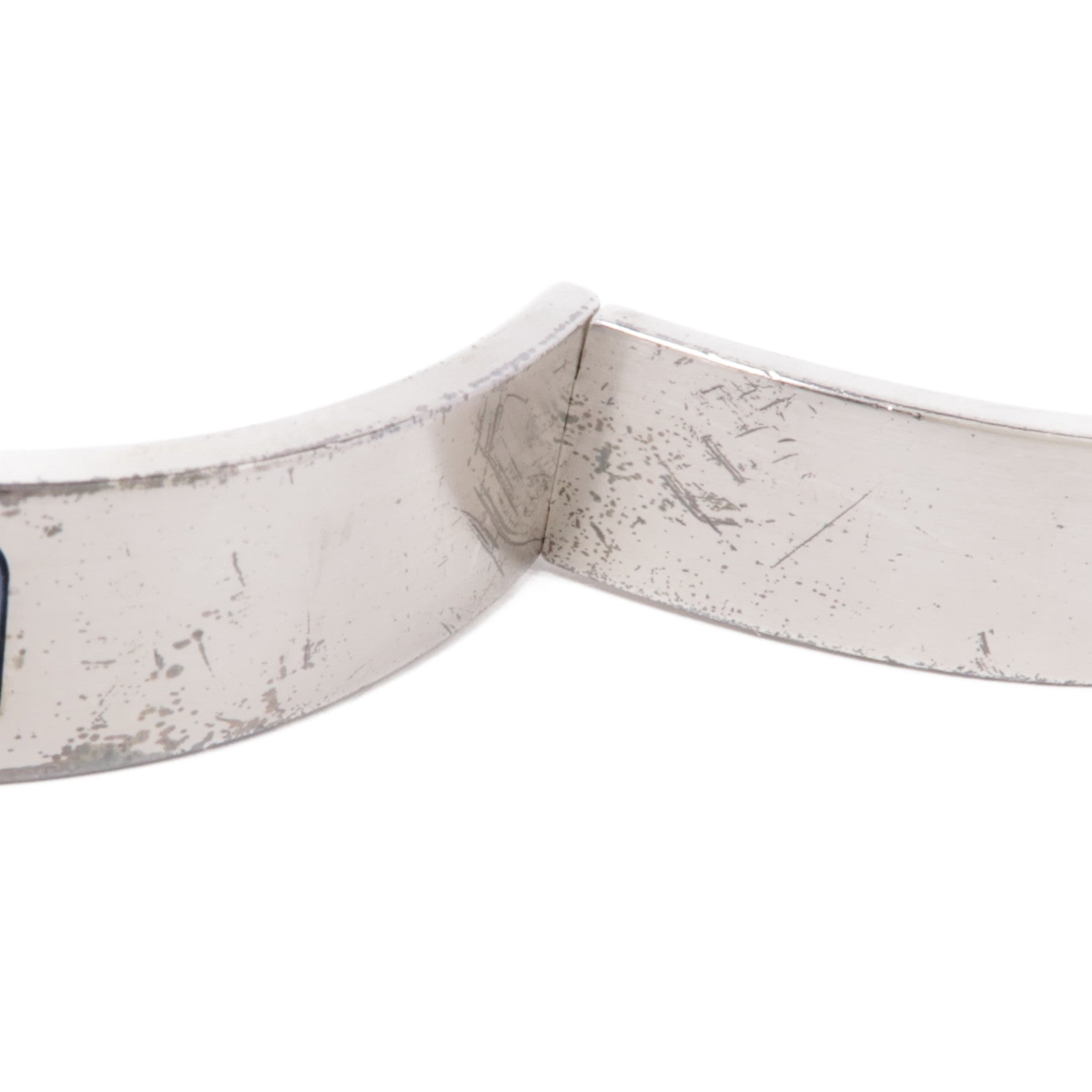HERMES 金屬/琺瑯Clic-H Bracelet銀扣手鐲
