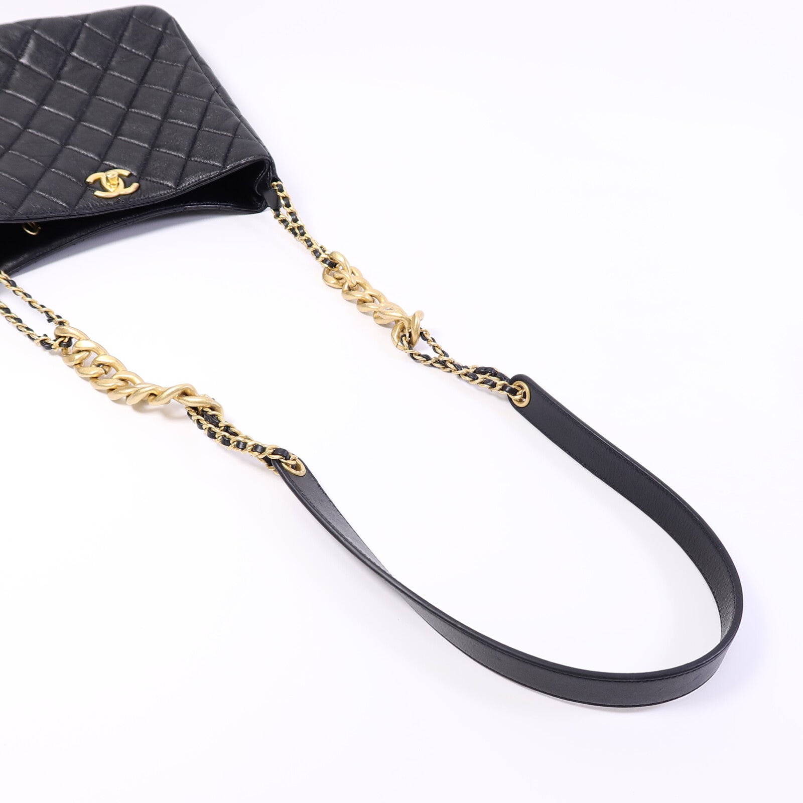 CHANEL 牛皮皮革Shoulder Bag鏈帶肩背袋