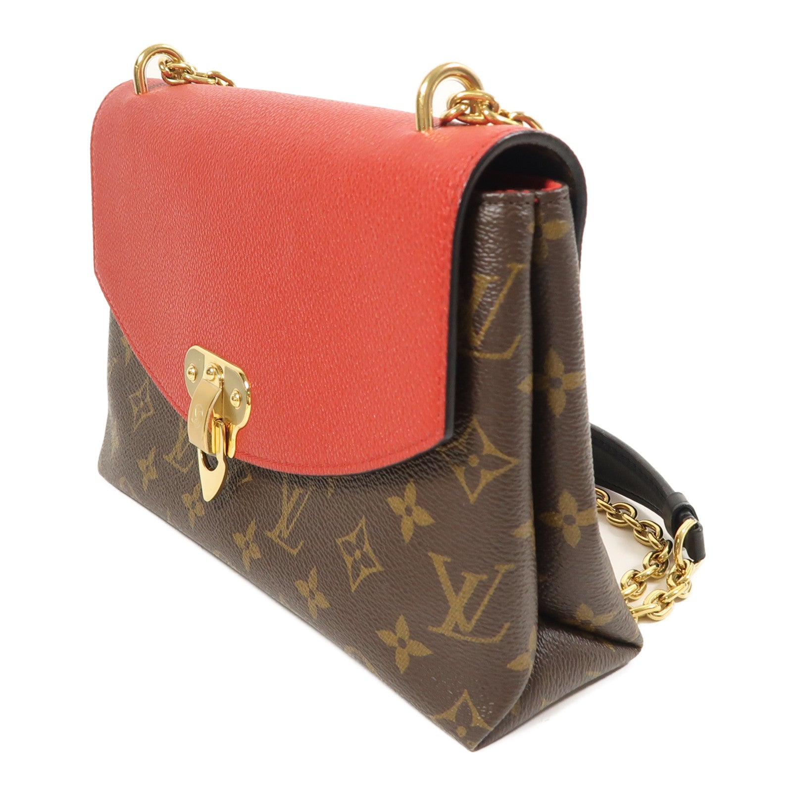 LOUIS VUITTON Monogram Saint Placide金扣肩背袋