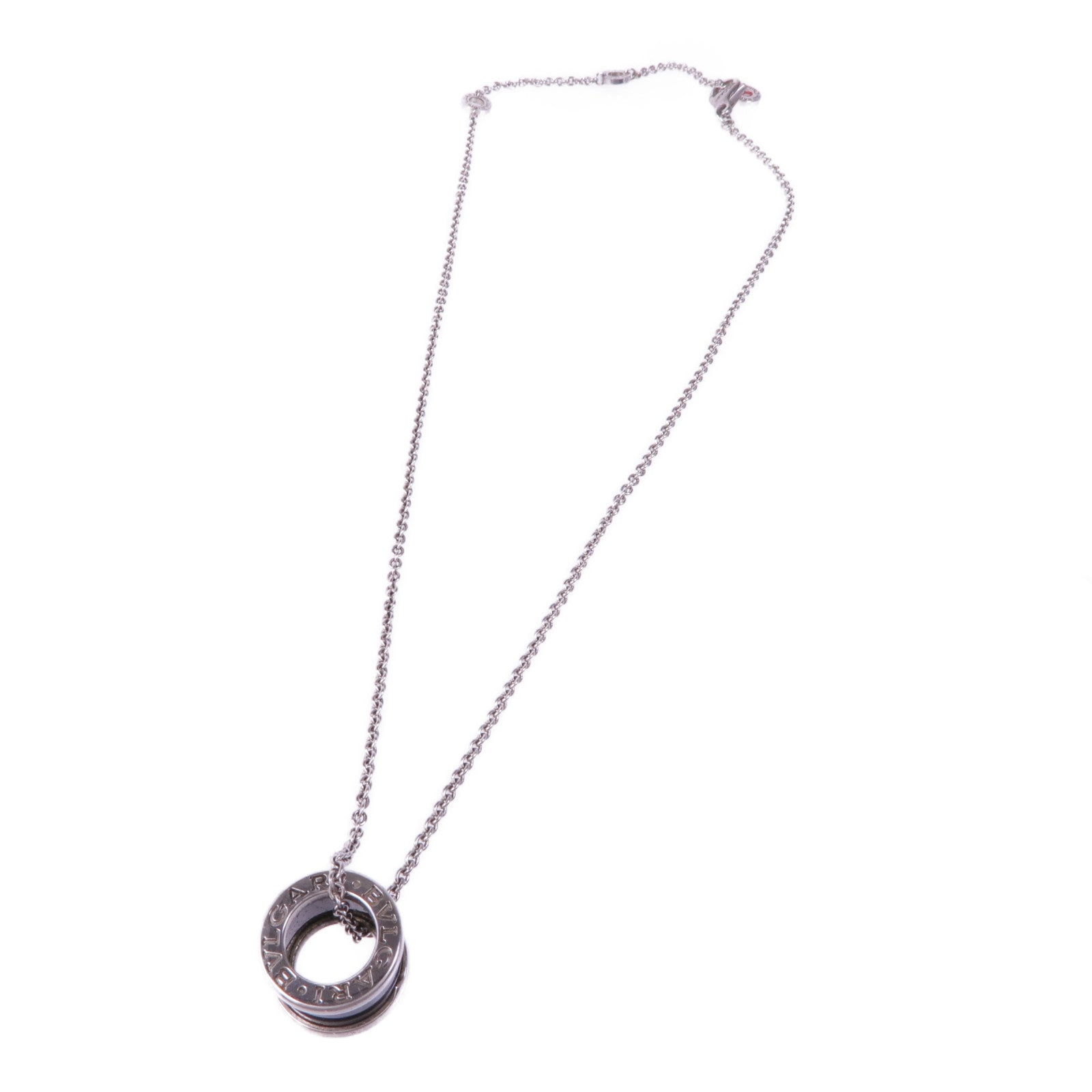 BVLGARI 925純銀/陶瓷Save The Children Necklace項鍊