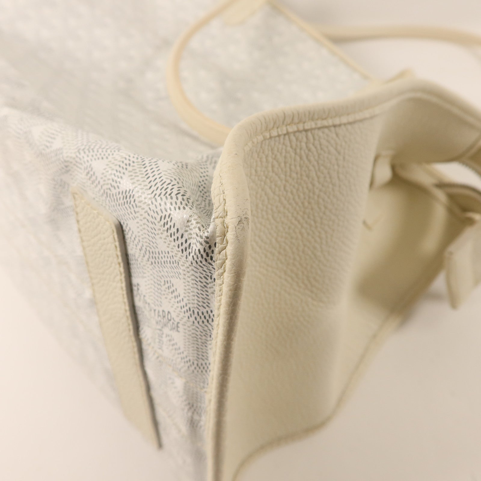 GOYARD 牛皮皮革Sac Hardy PM銀扣手挽袋